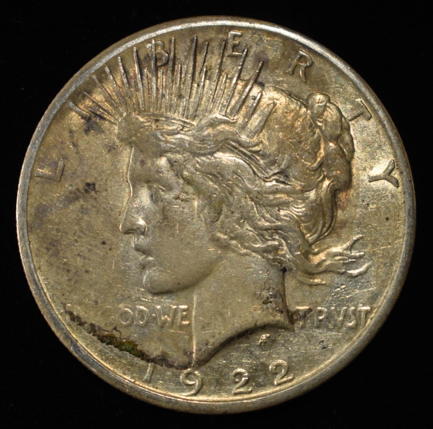 1922-S PEACE DOLLAR