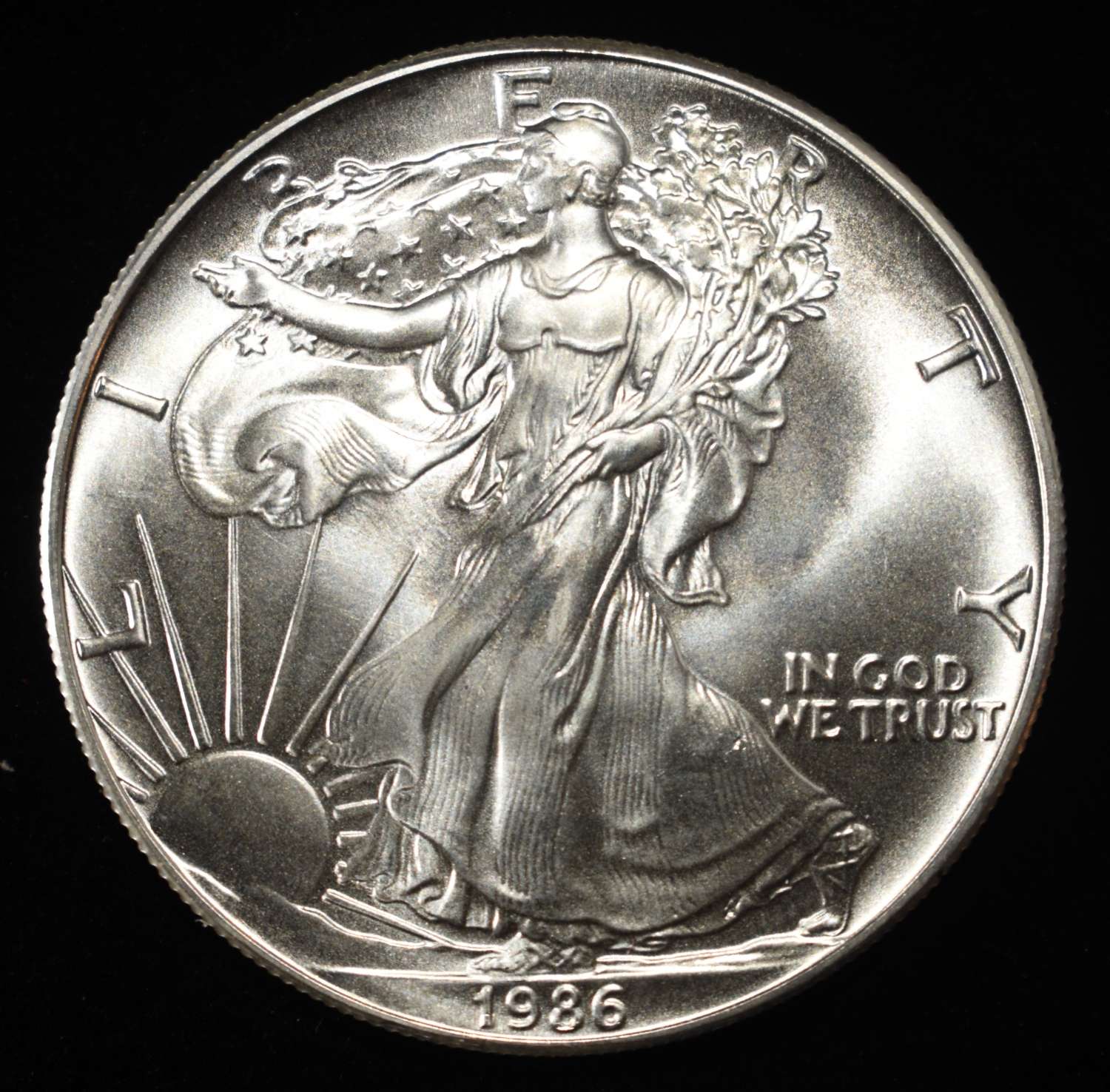 1986 AMERICAN SILVER EAGLE