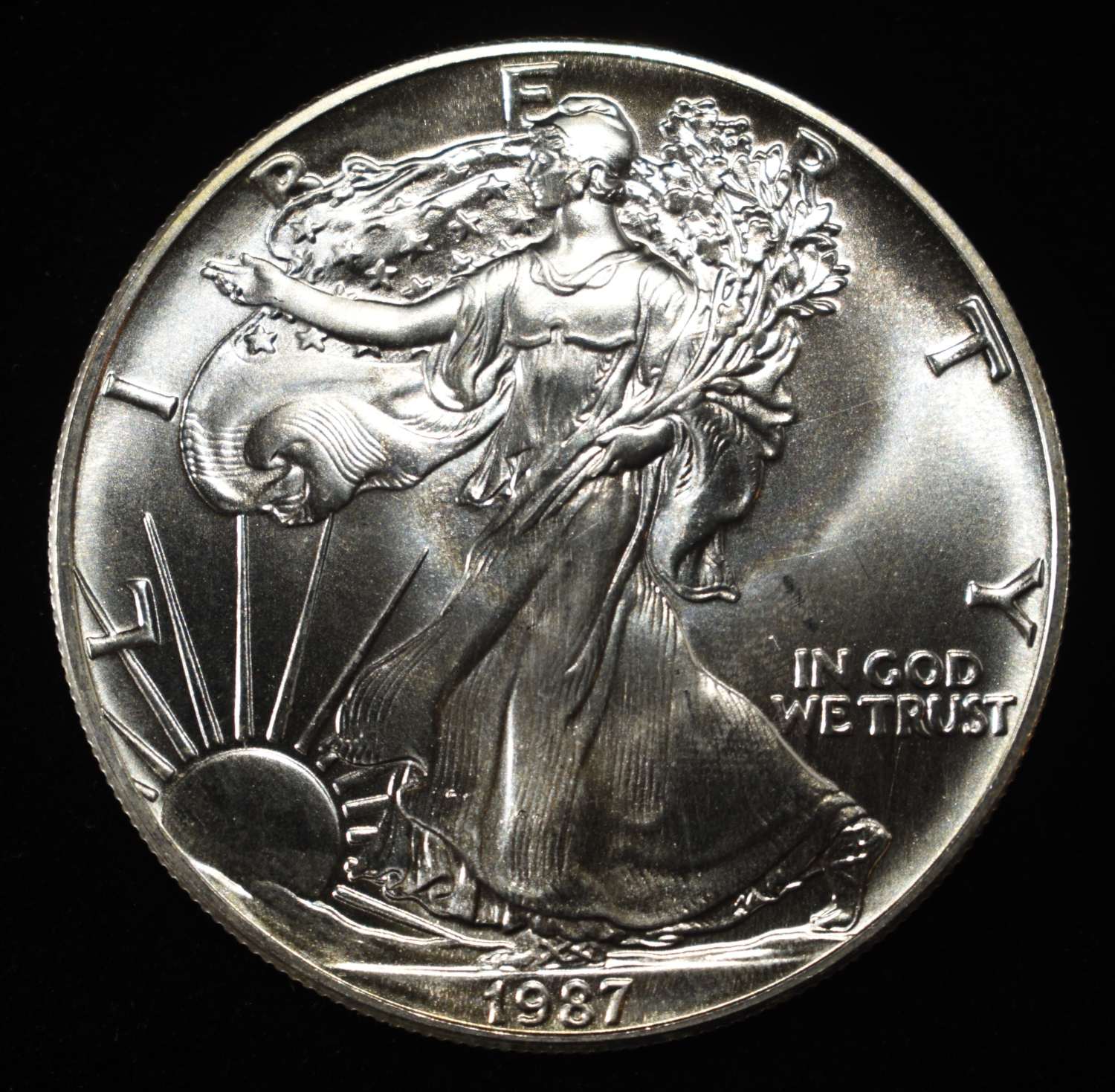 1987 AMERICAN SILVER EAGLE