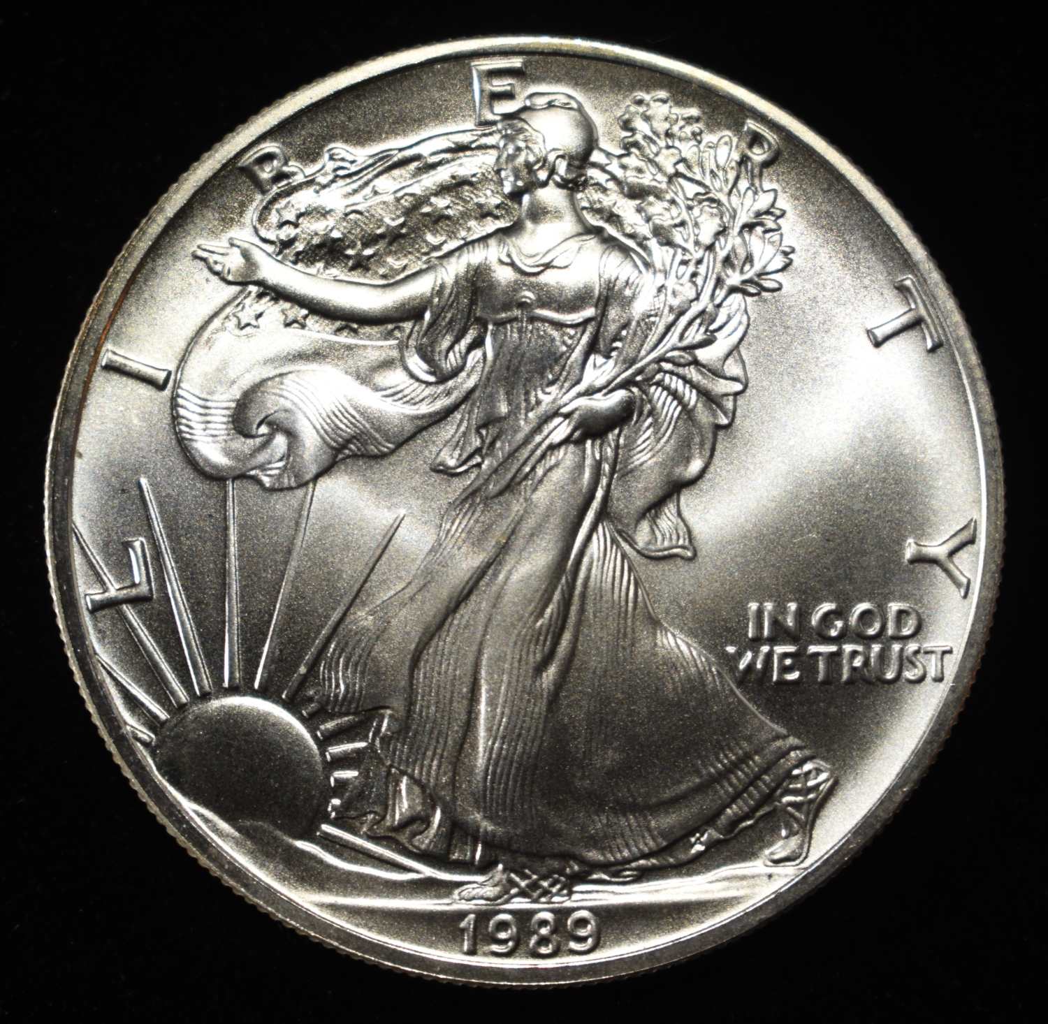 1989 AMERICAN SILVER EAGLE