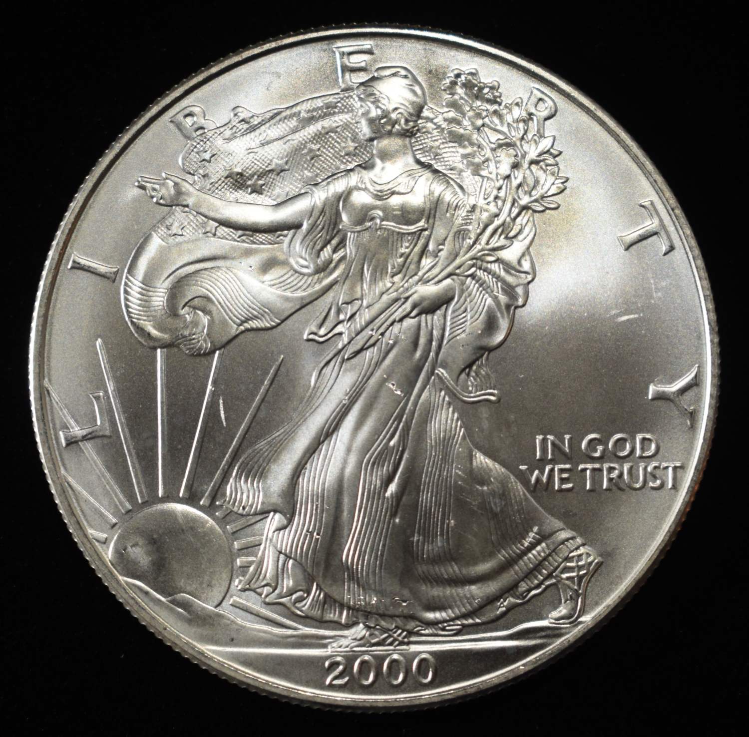 2000 AMERICAN SILVER EAGLE