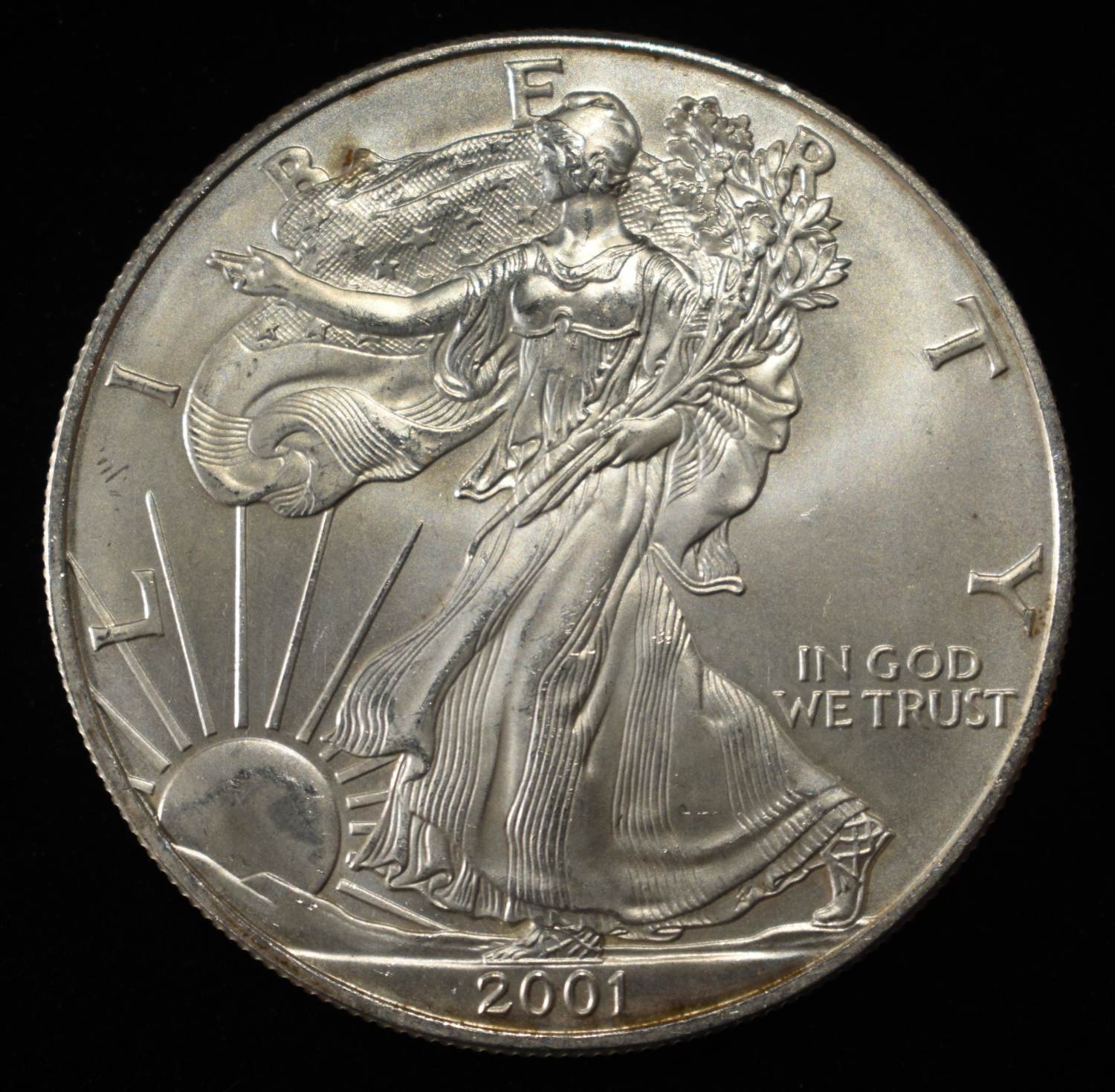2001 AMERICAN SILVER EAGLE