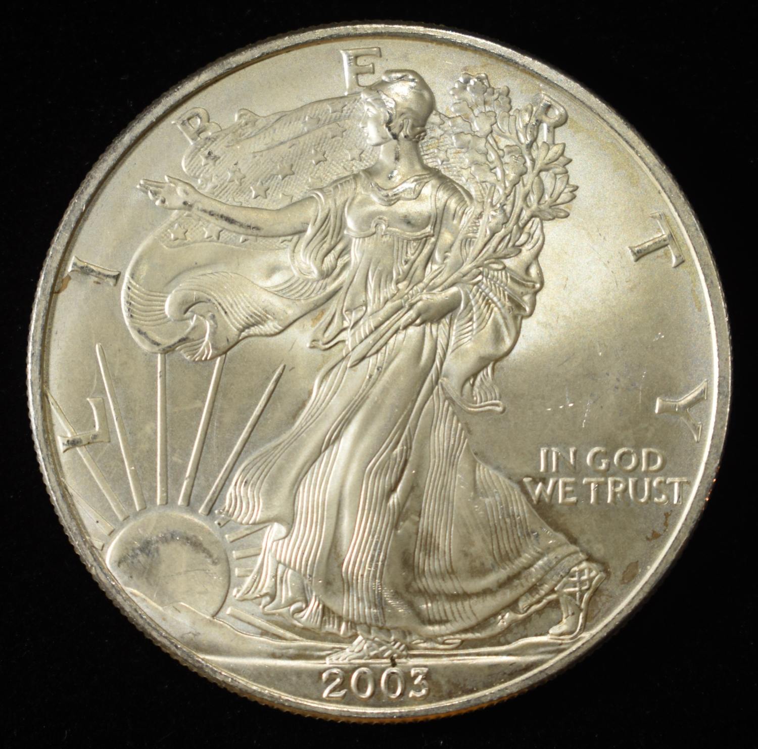 2003 AMERICAN SILVER EAGLE