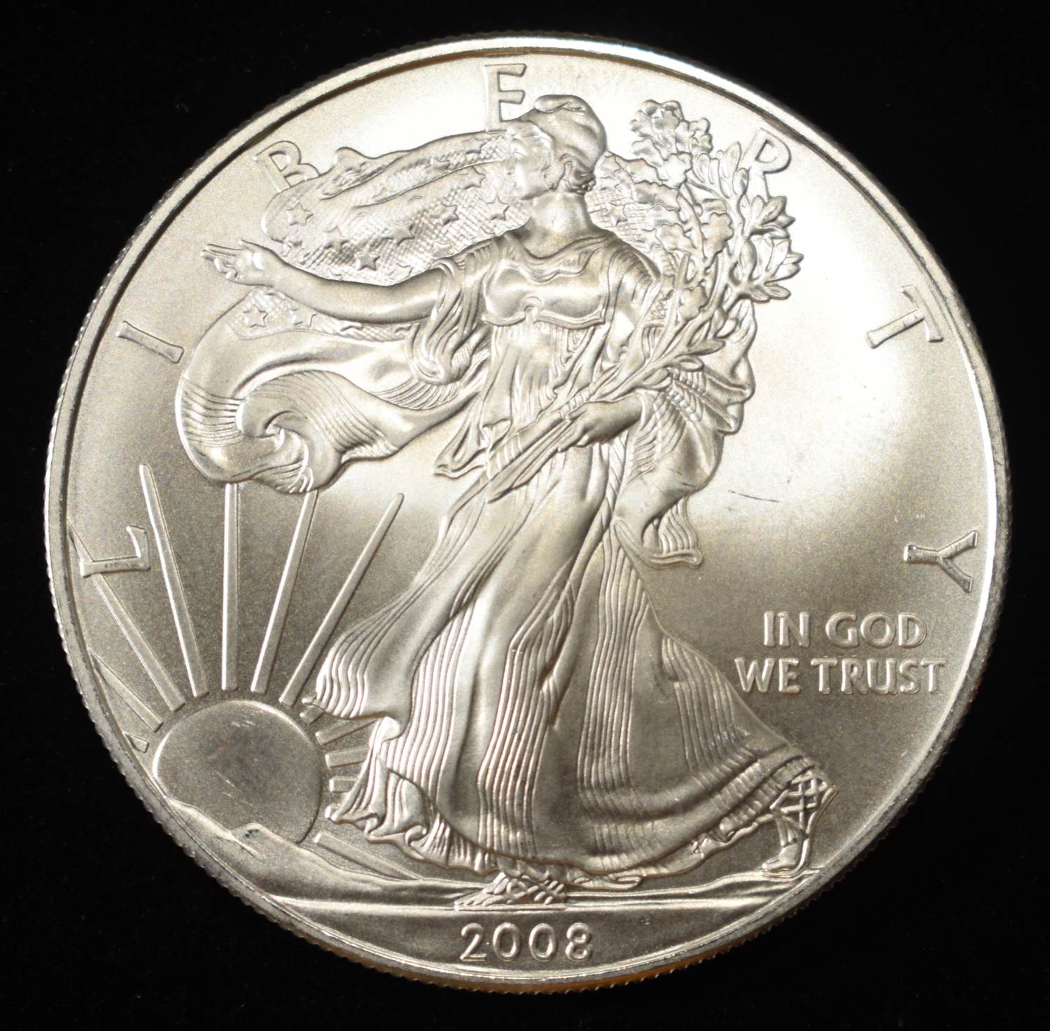 2008 AMERICAN SILVER EAGLE