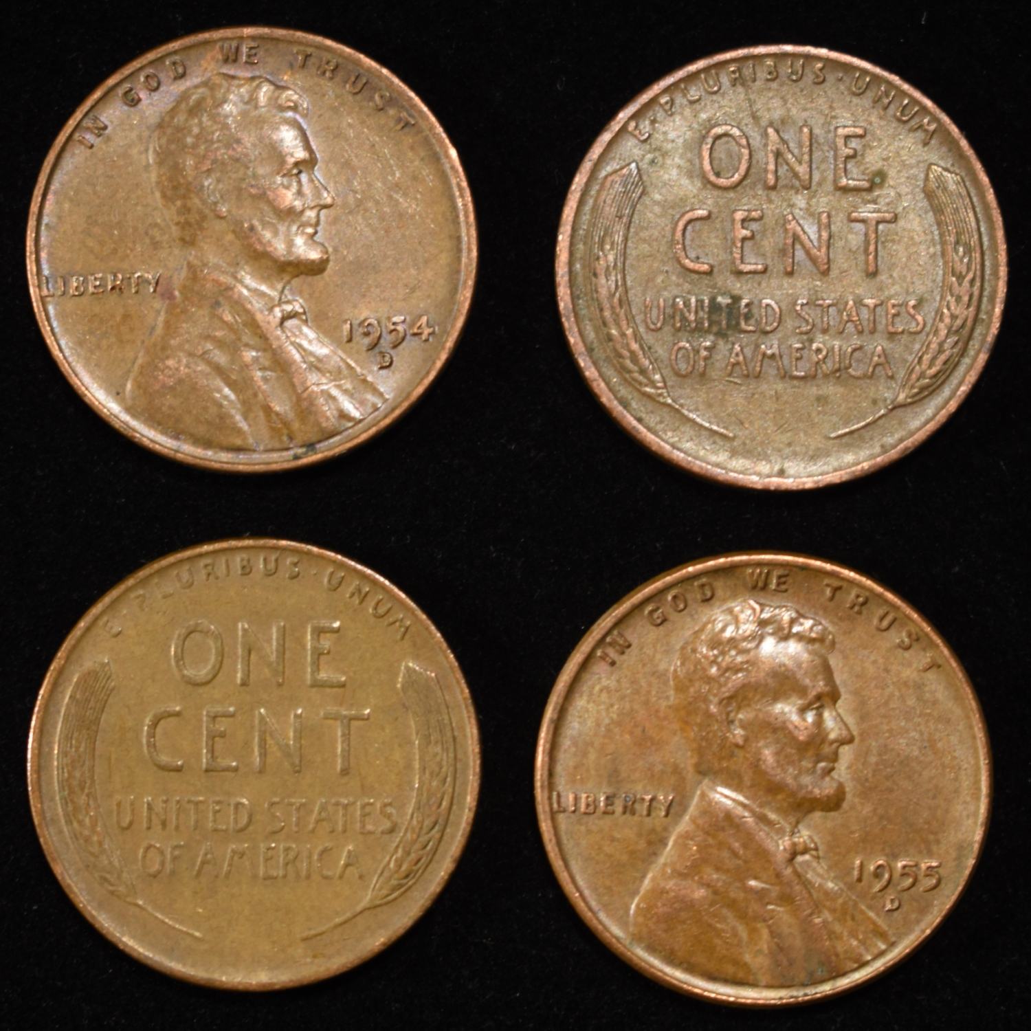 (500) 40'S & 50'S WHEAT CENTS