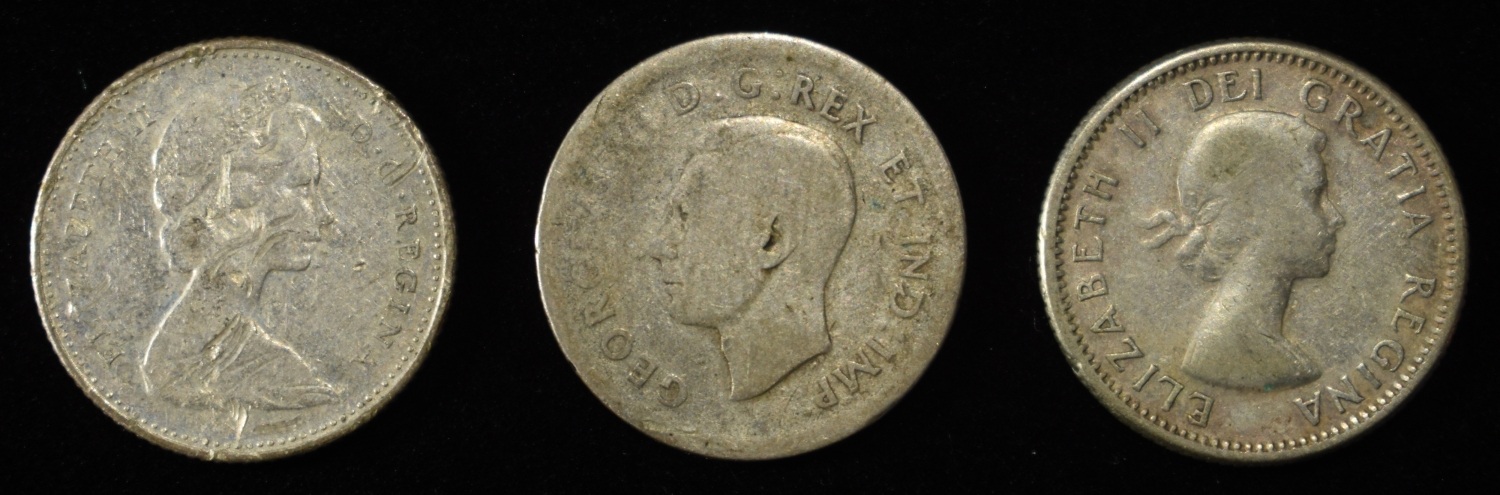 (20) 10C CANADIAN 80% SILVER