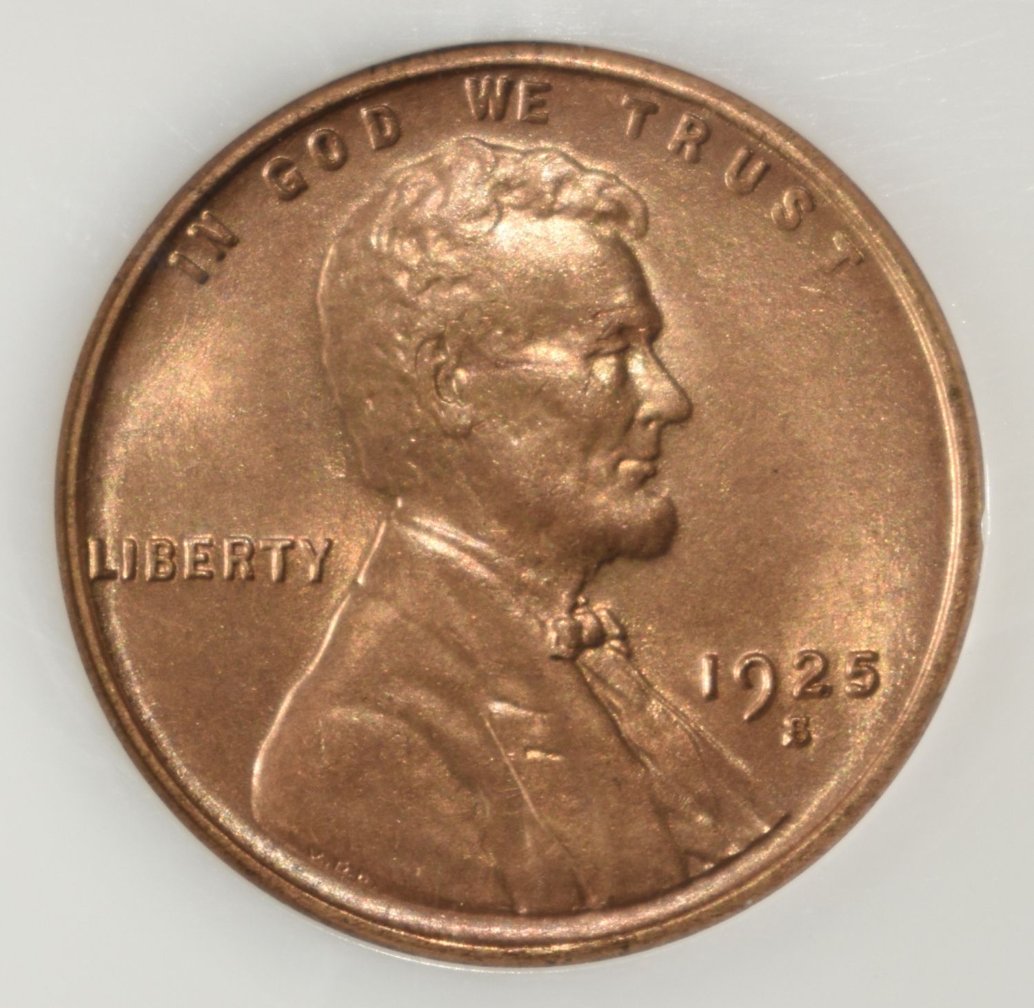 1925-S WHEAT CENT PCI GEM BU RD