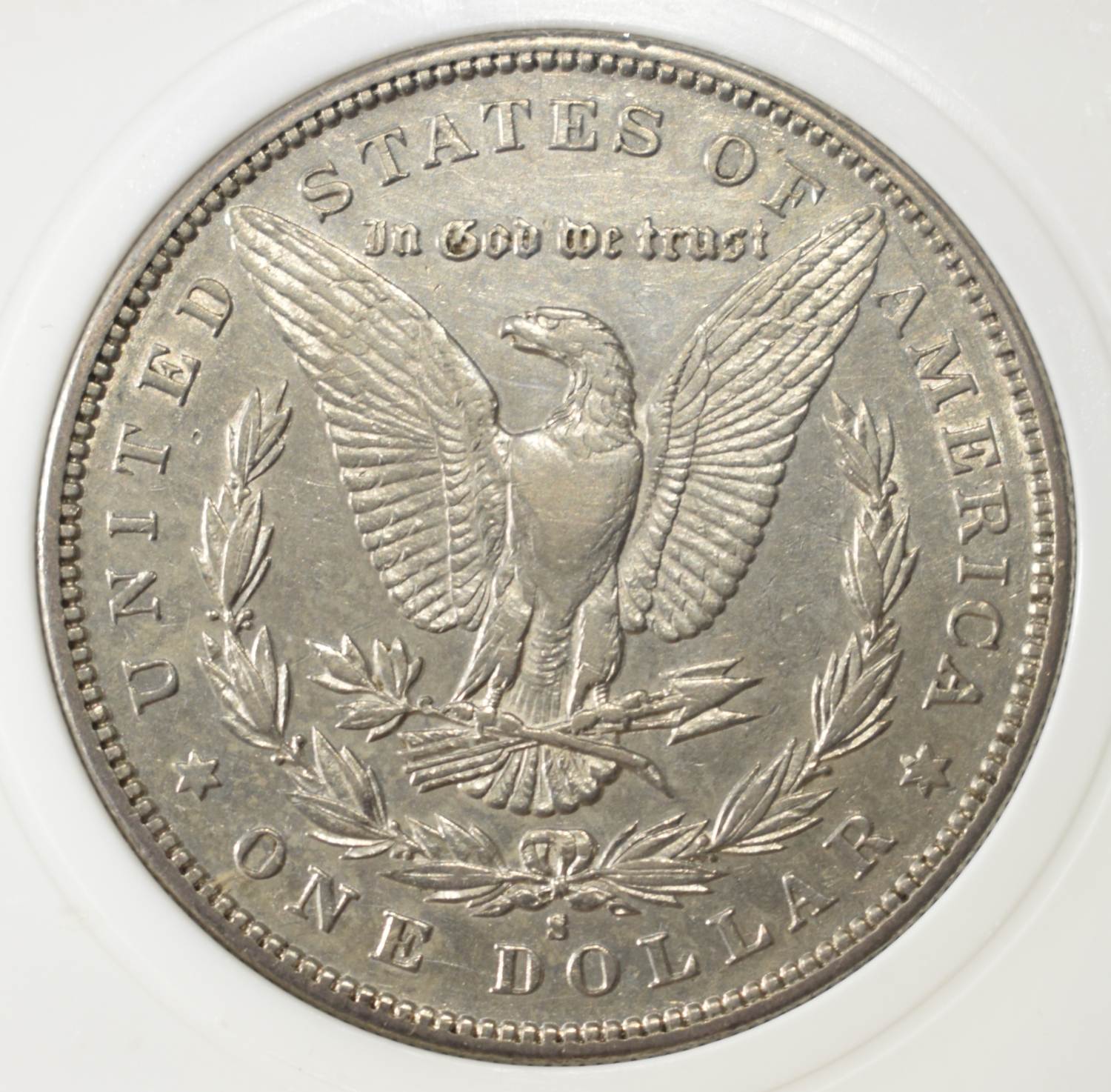 1892-S MORGAN DOLLAR PCI AU/BU