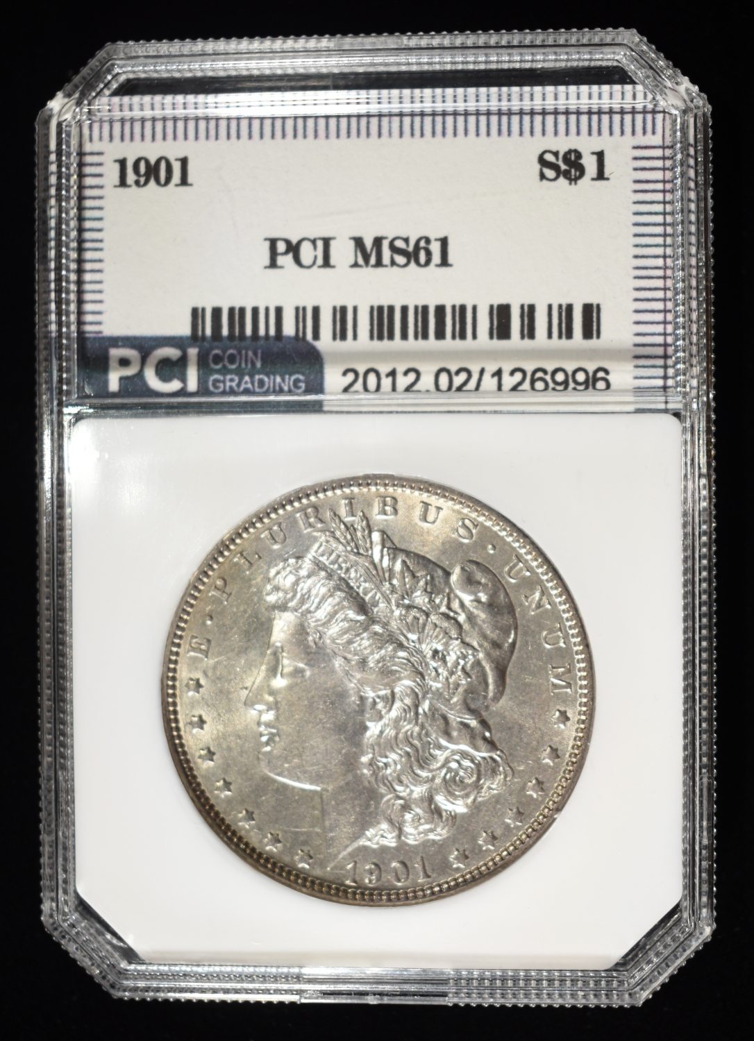 1901 MORGAN DOLLAR PCI BU