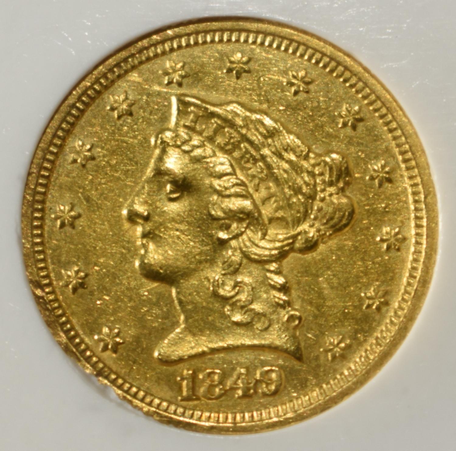 1849-C $2.50 LIBERTY GOLD PCI BU