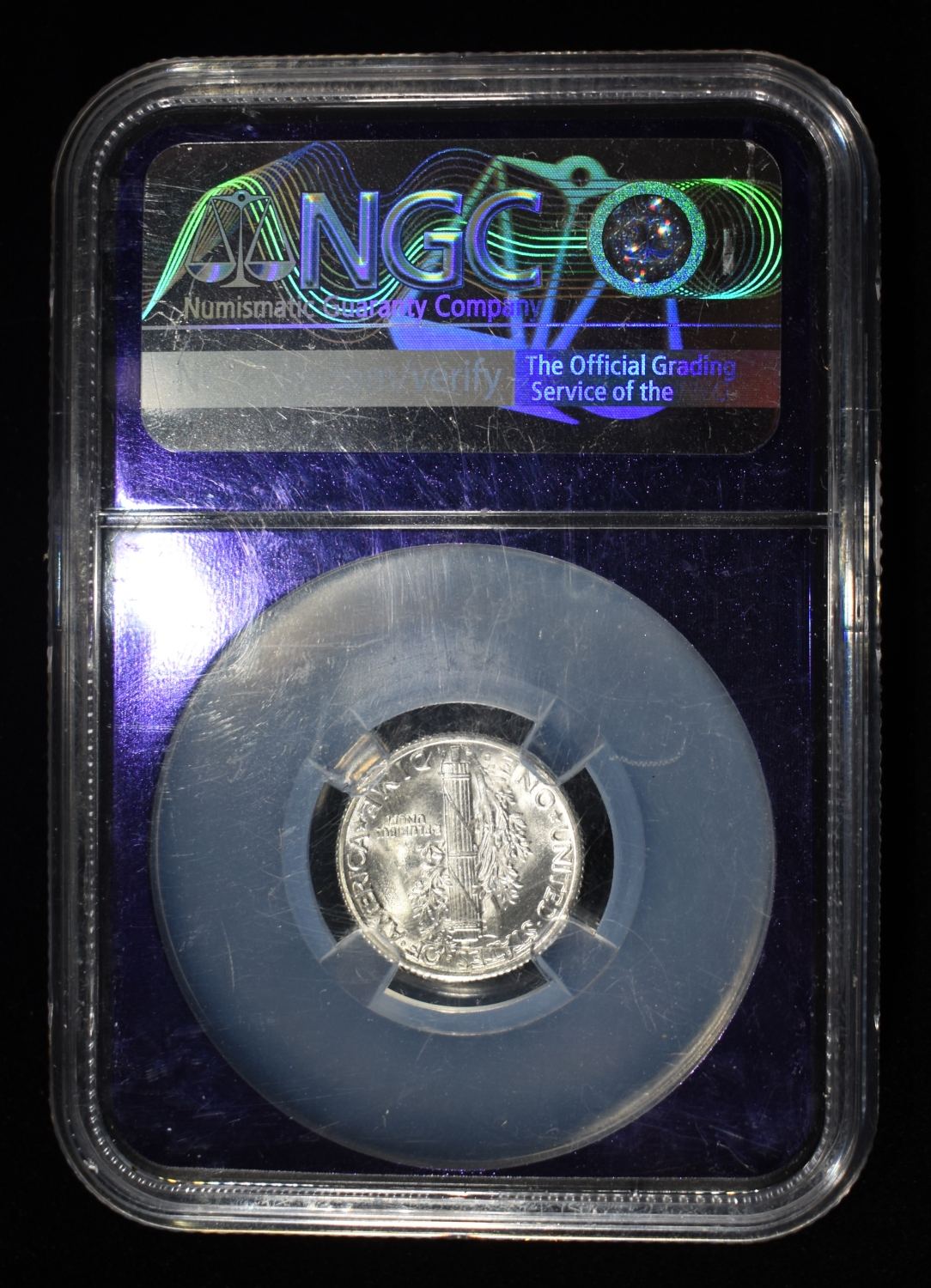 1940-D MERCURY DIME NGC MS66