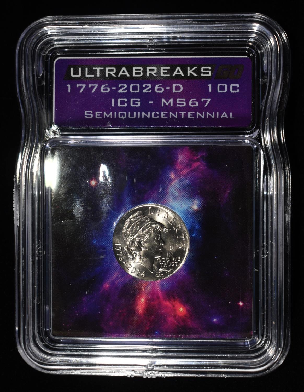 1776-2026-D SEMIQ AMERICA 250 DIME ICG MS67