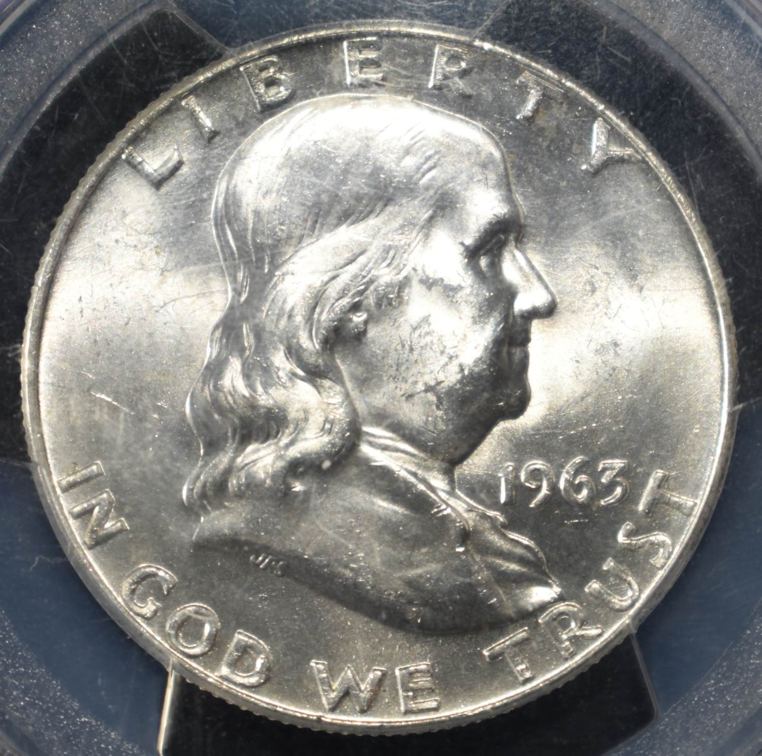 1963-D FRANKLIN 50C PCGS MS63