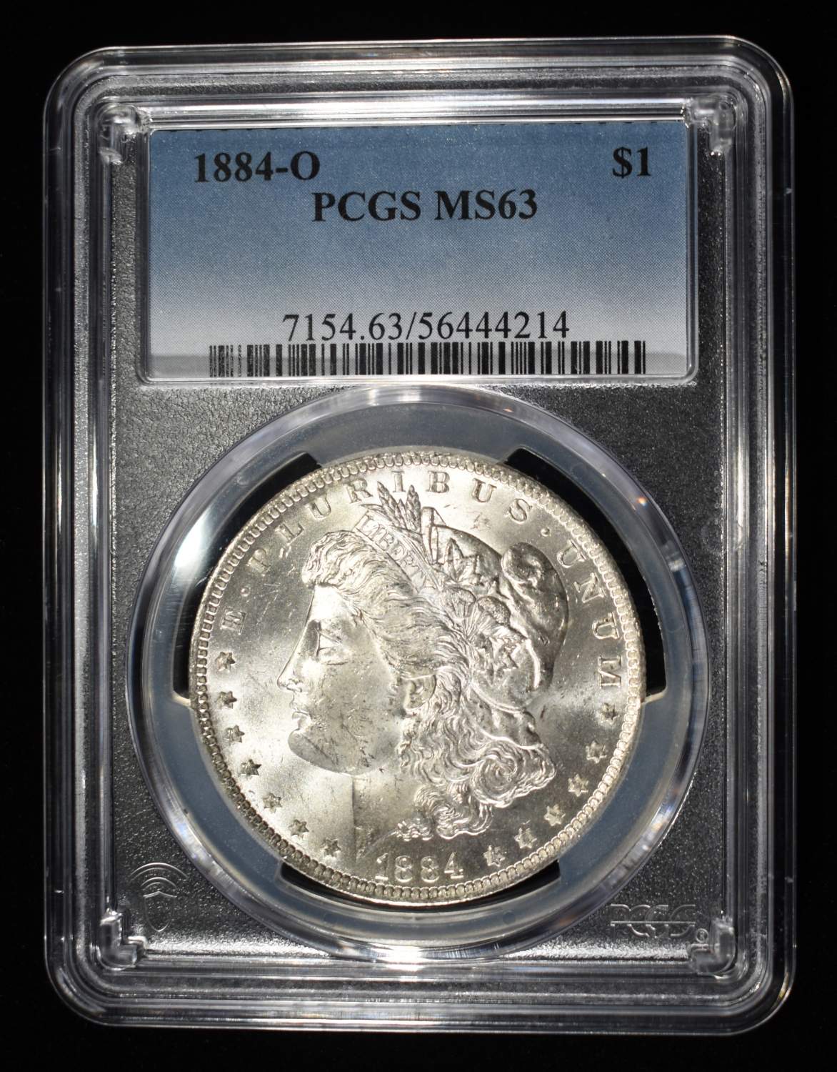 1884-O MORGAN DOLLAR PCGS MS-63