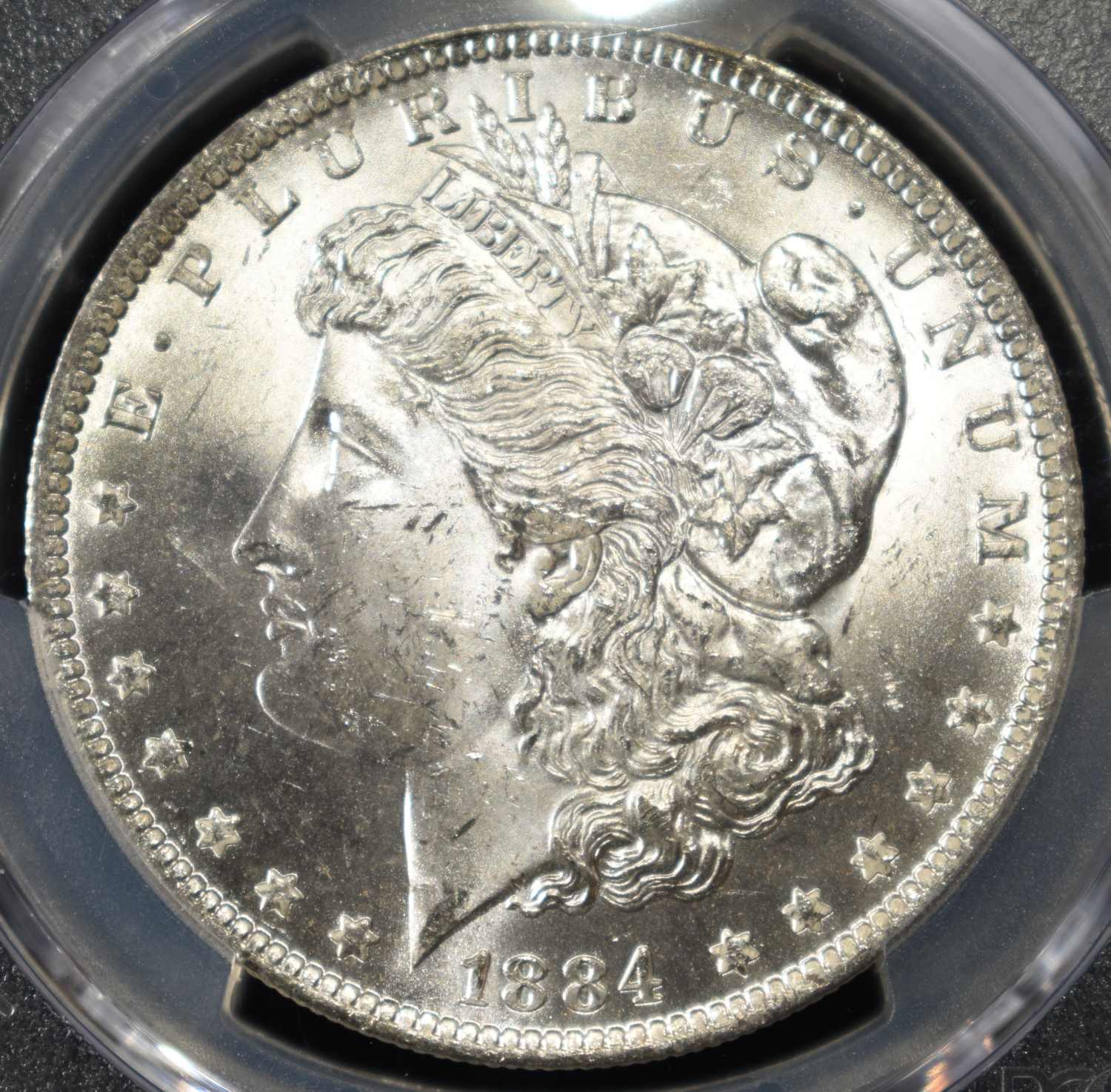 1884-O MORGAN DOLLAR PCGS MS-63