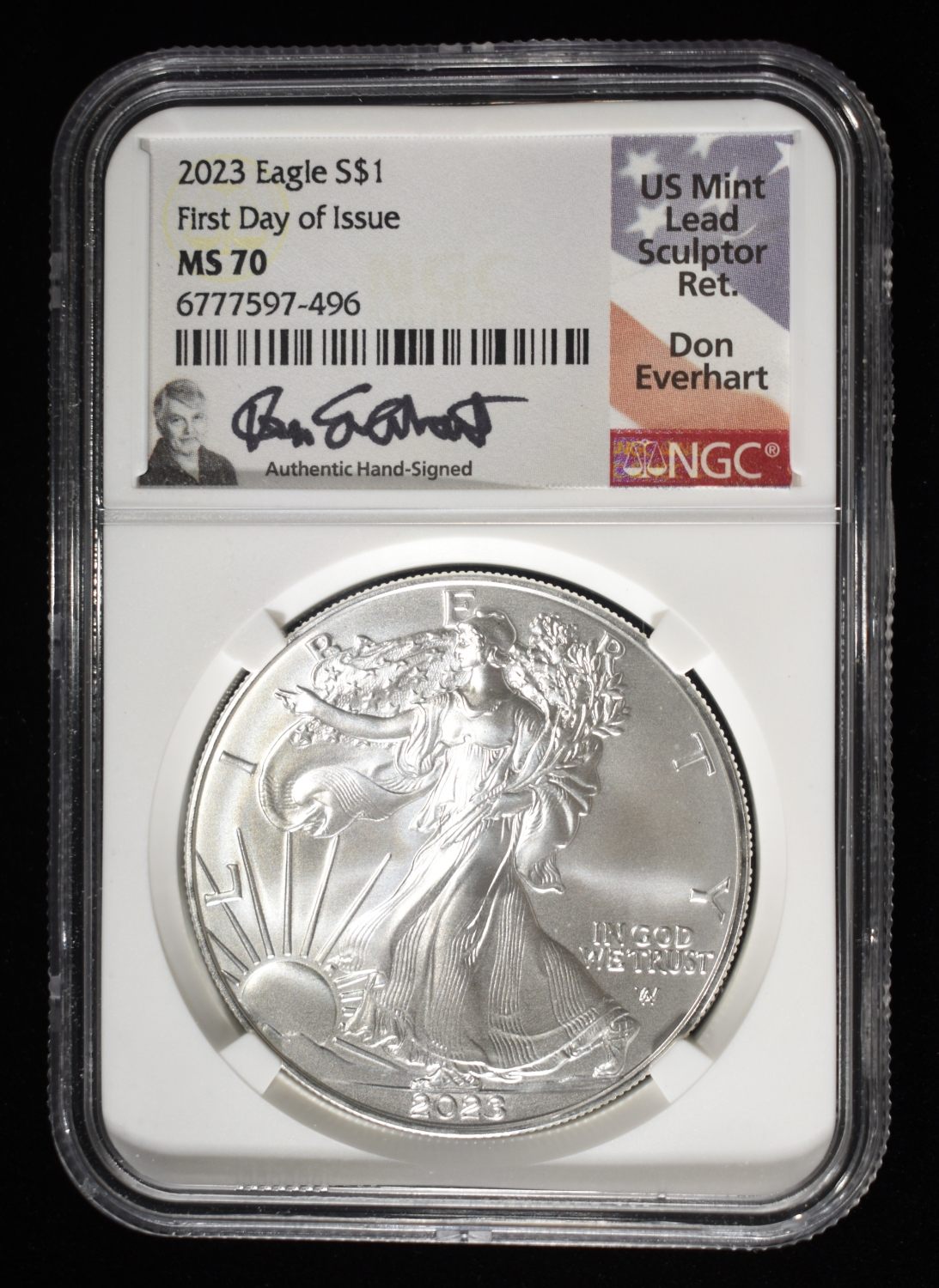 2023 AMERICAN SILVER EAGLE NGC MS70
