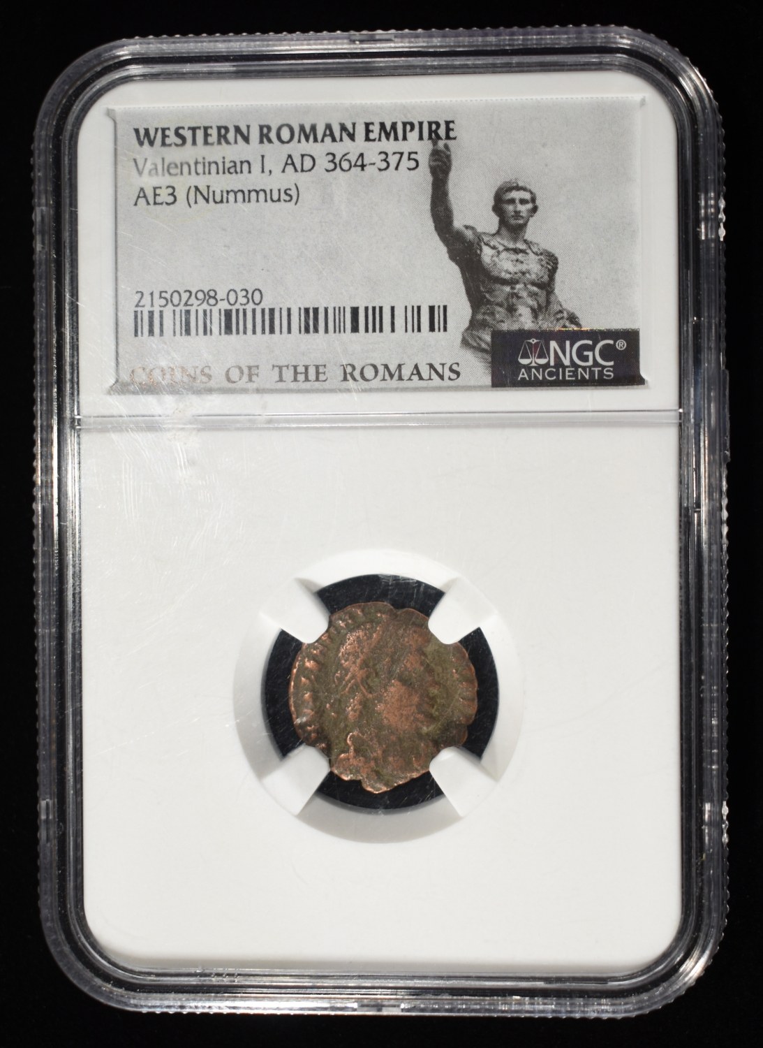 AD 364-375, VALENTINIAN I, AE3, WEST. ROMAN EMPIRE