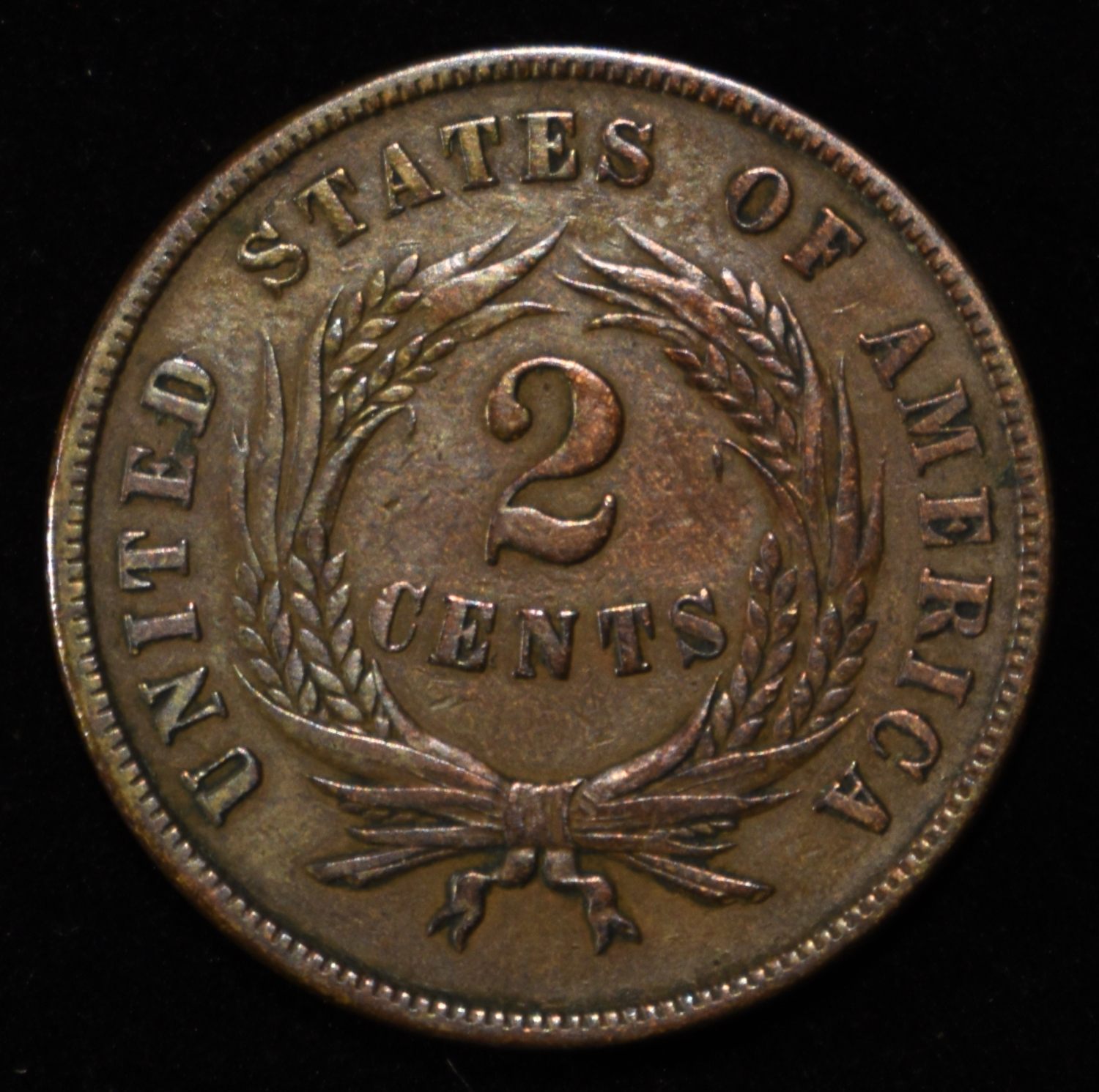 1867 2-CENT PIECE F/VF