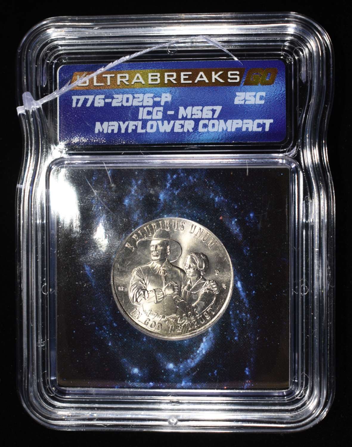 1776-2026-P MAYFLOWER COMPACT 25C ICG MS67