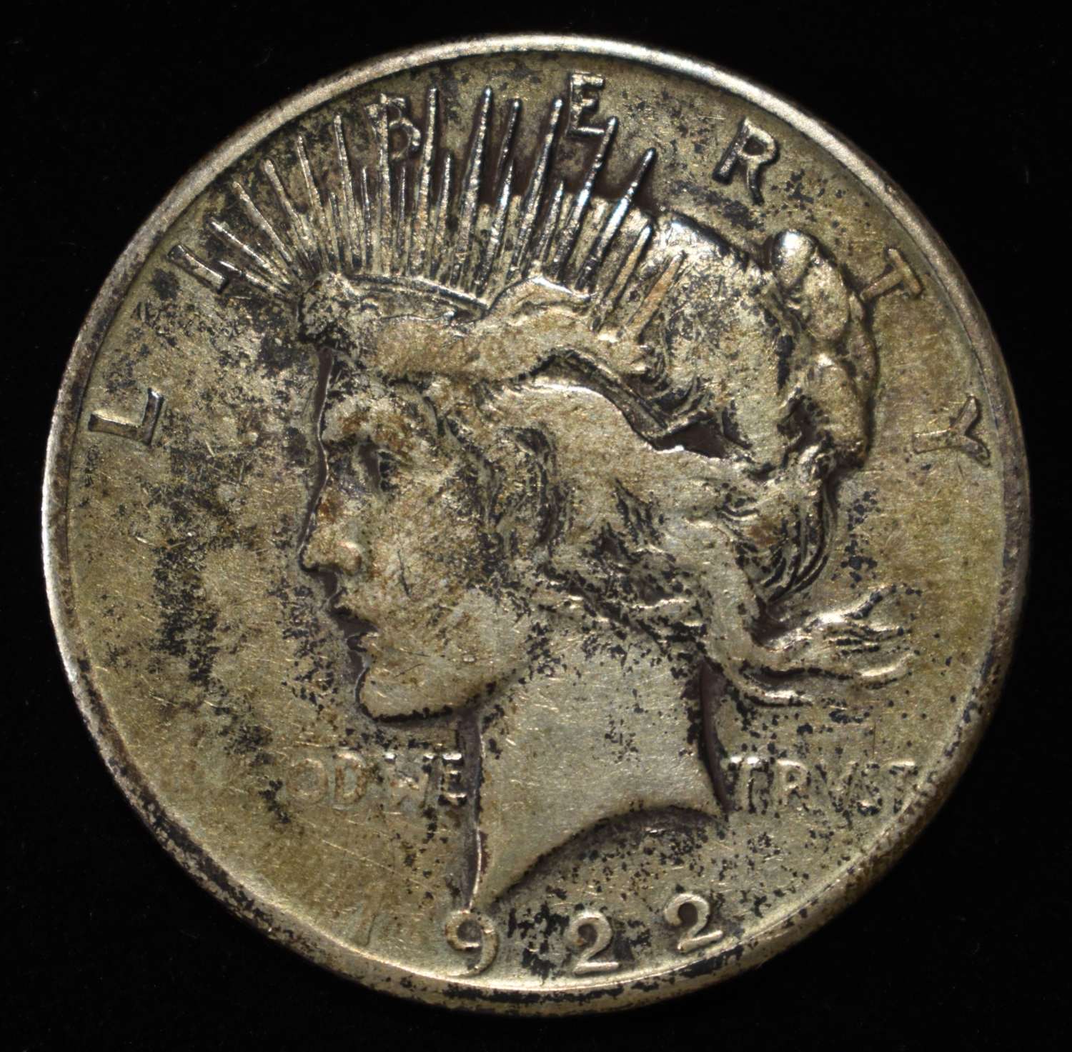 1922-S PEACE DOLLAR