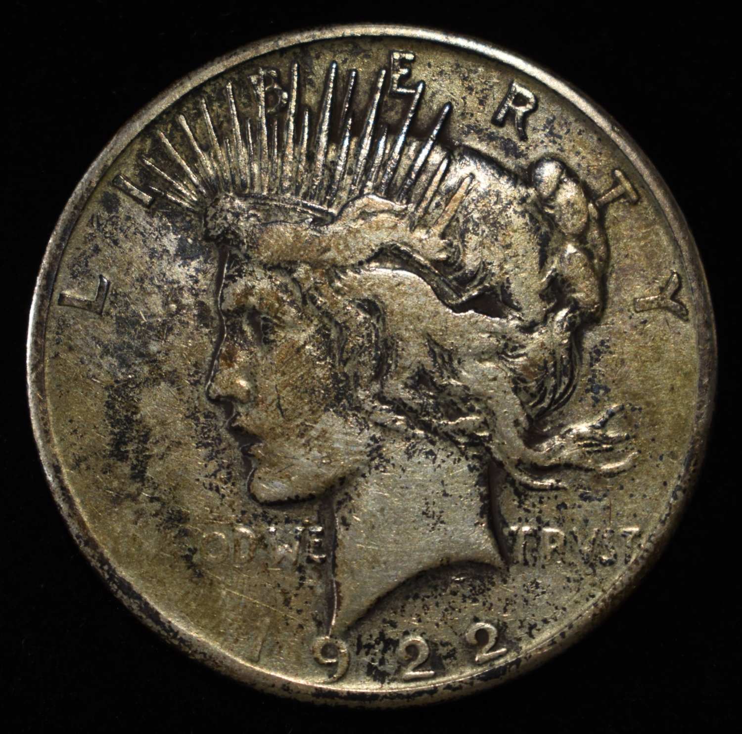 1922-S PEACE DOLLAR