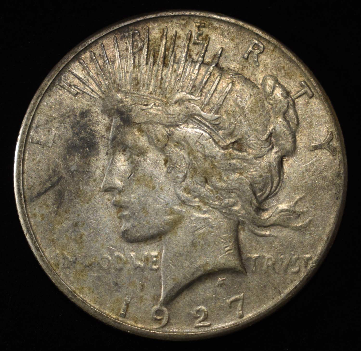 1927-S PEACE DOLLAR