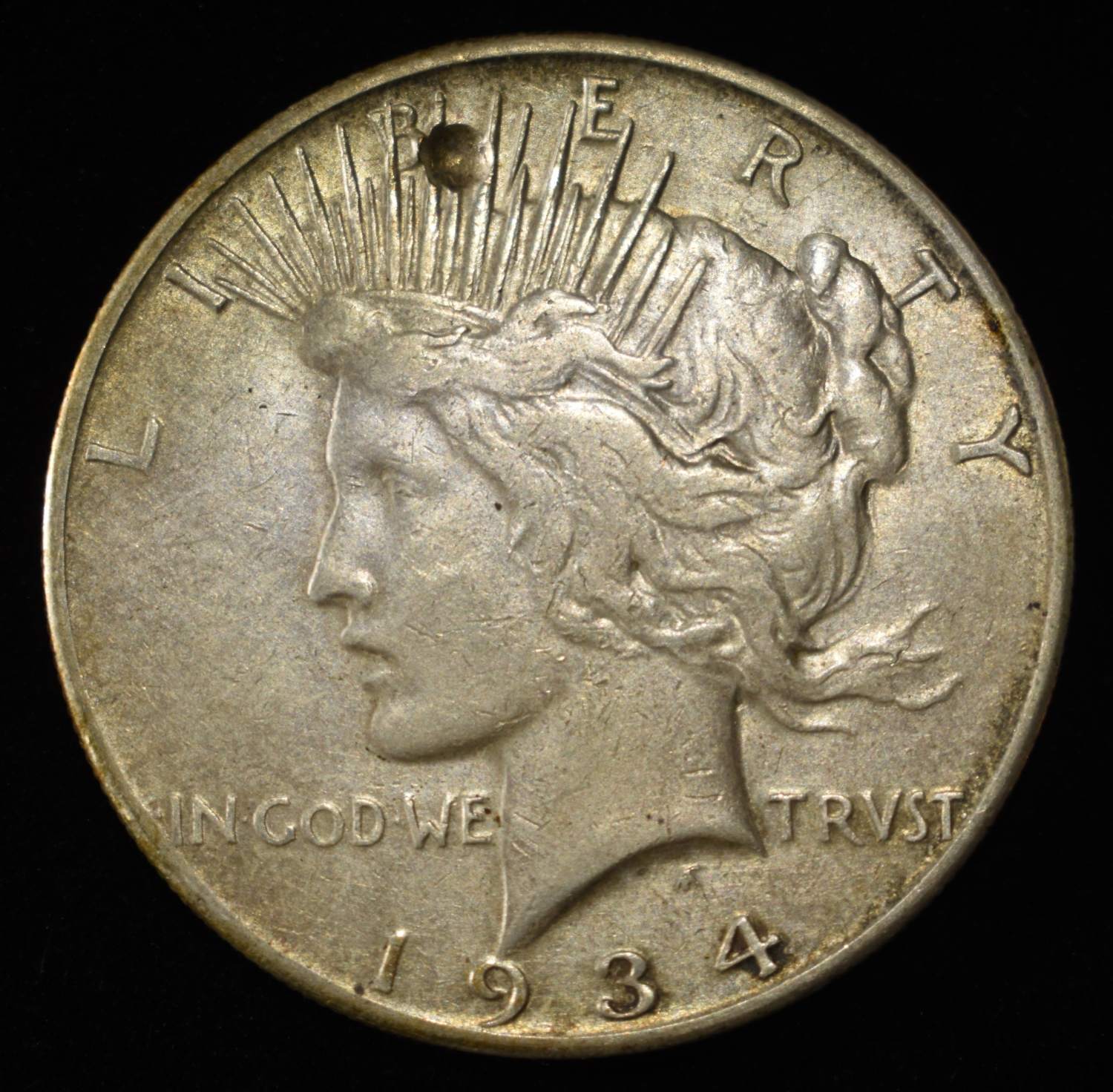 1934-S PEACE DOLLAR