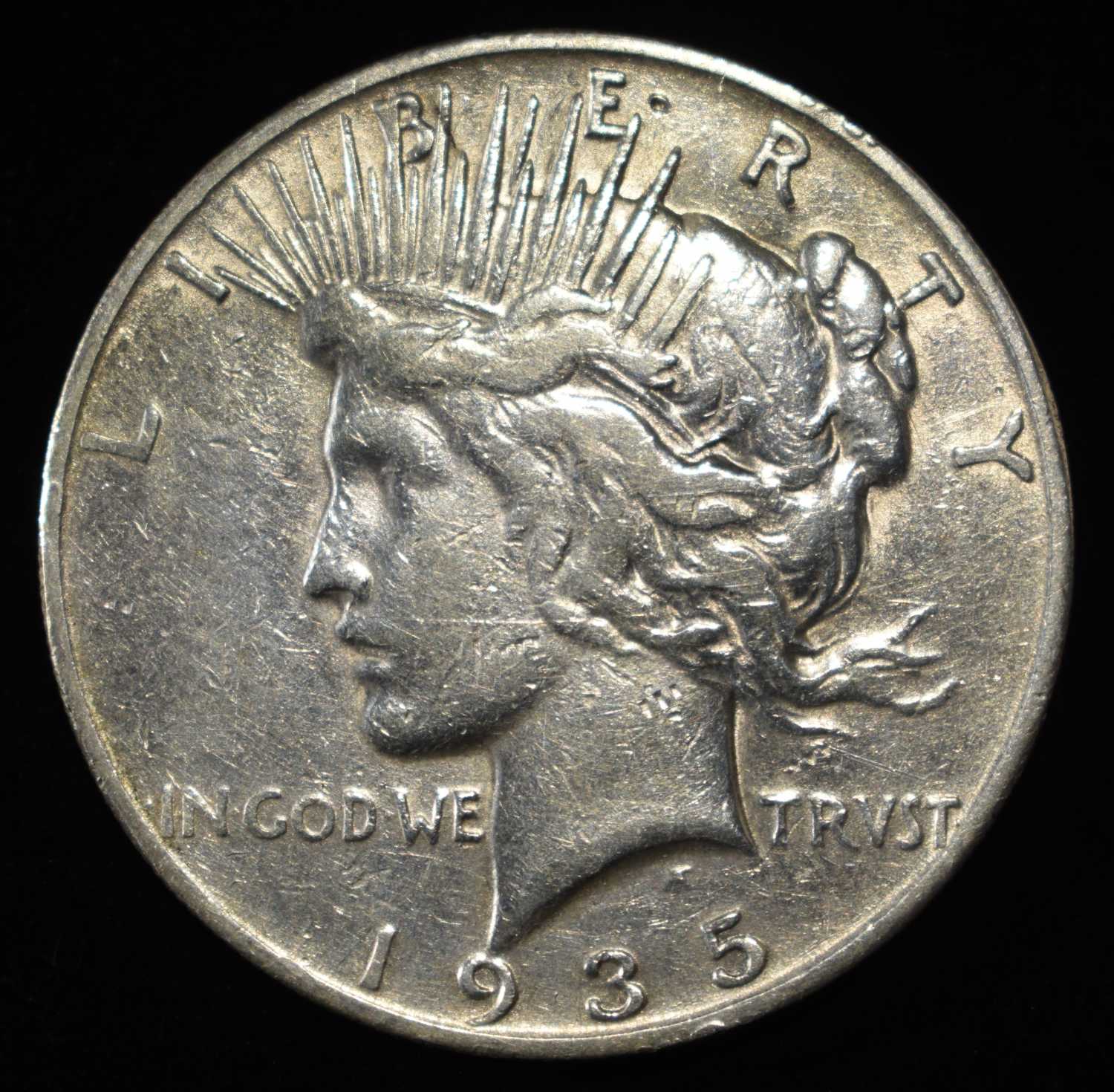 1935-S PEACE DOLLAR