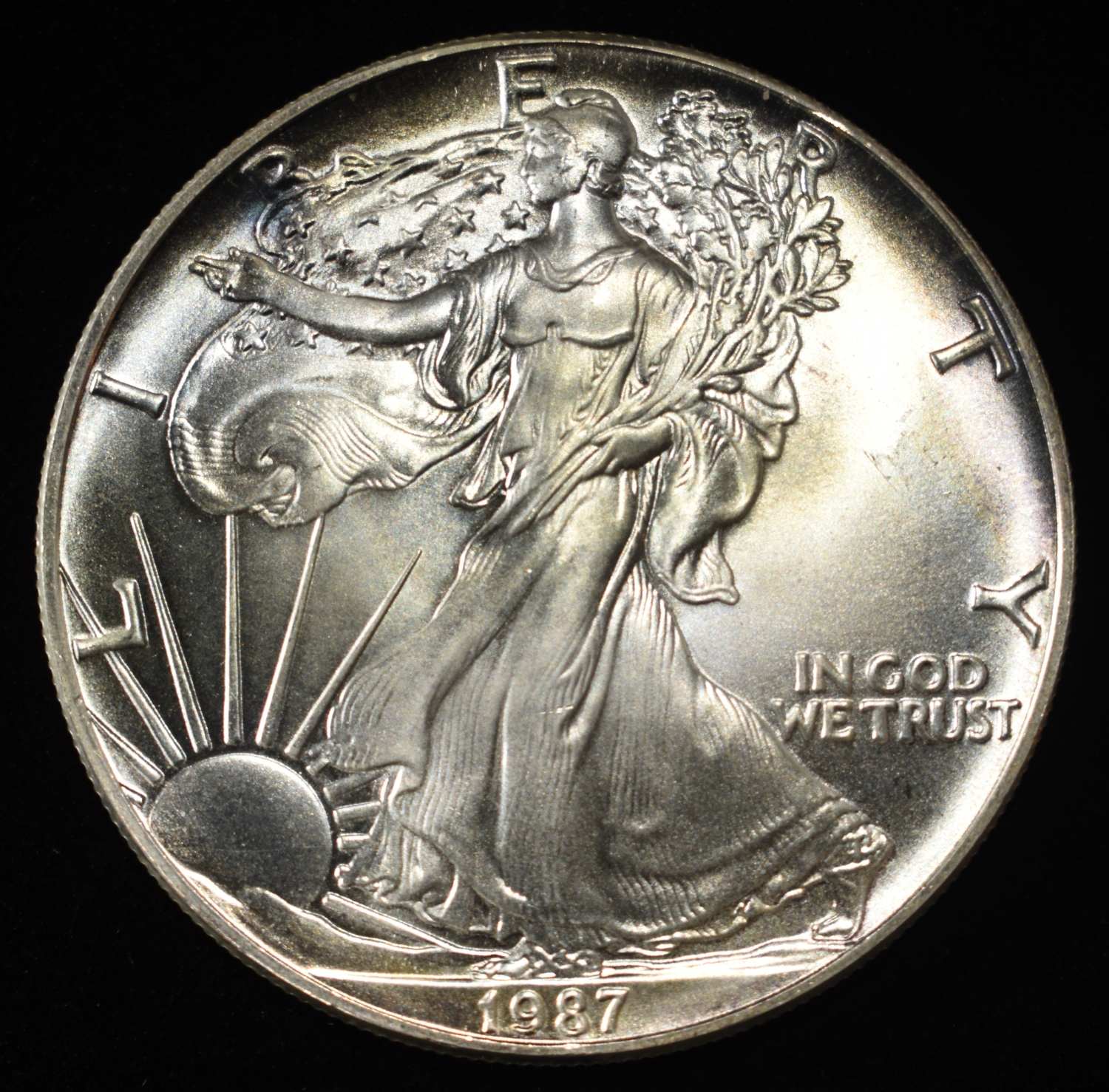 1987 AMERICAN SILVER EAGLE