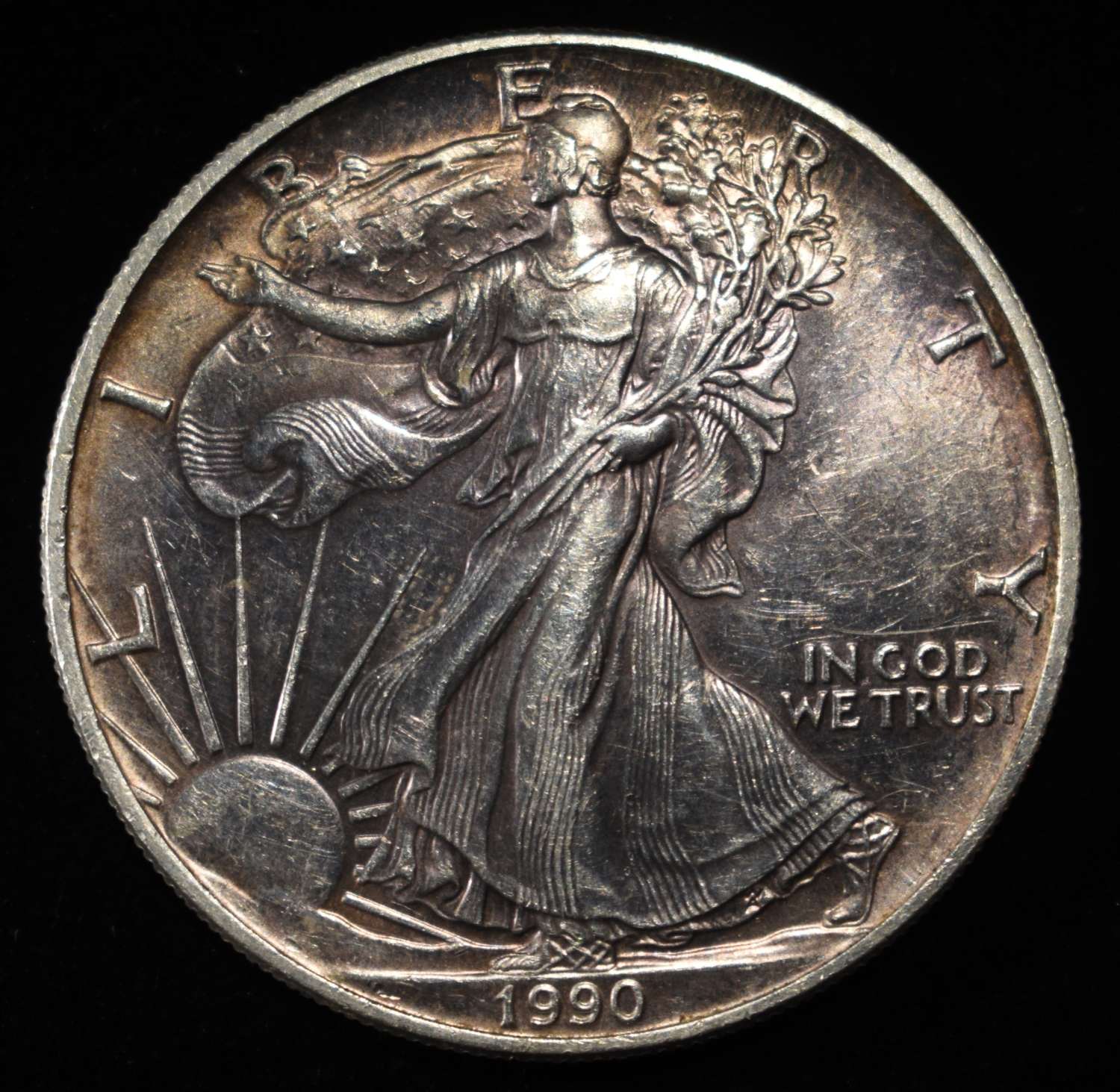 1990 AMERICAN SILVER EAGLE