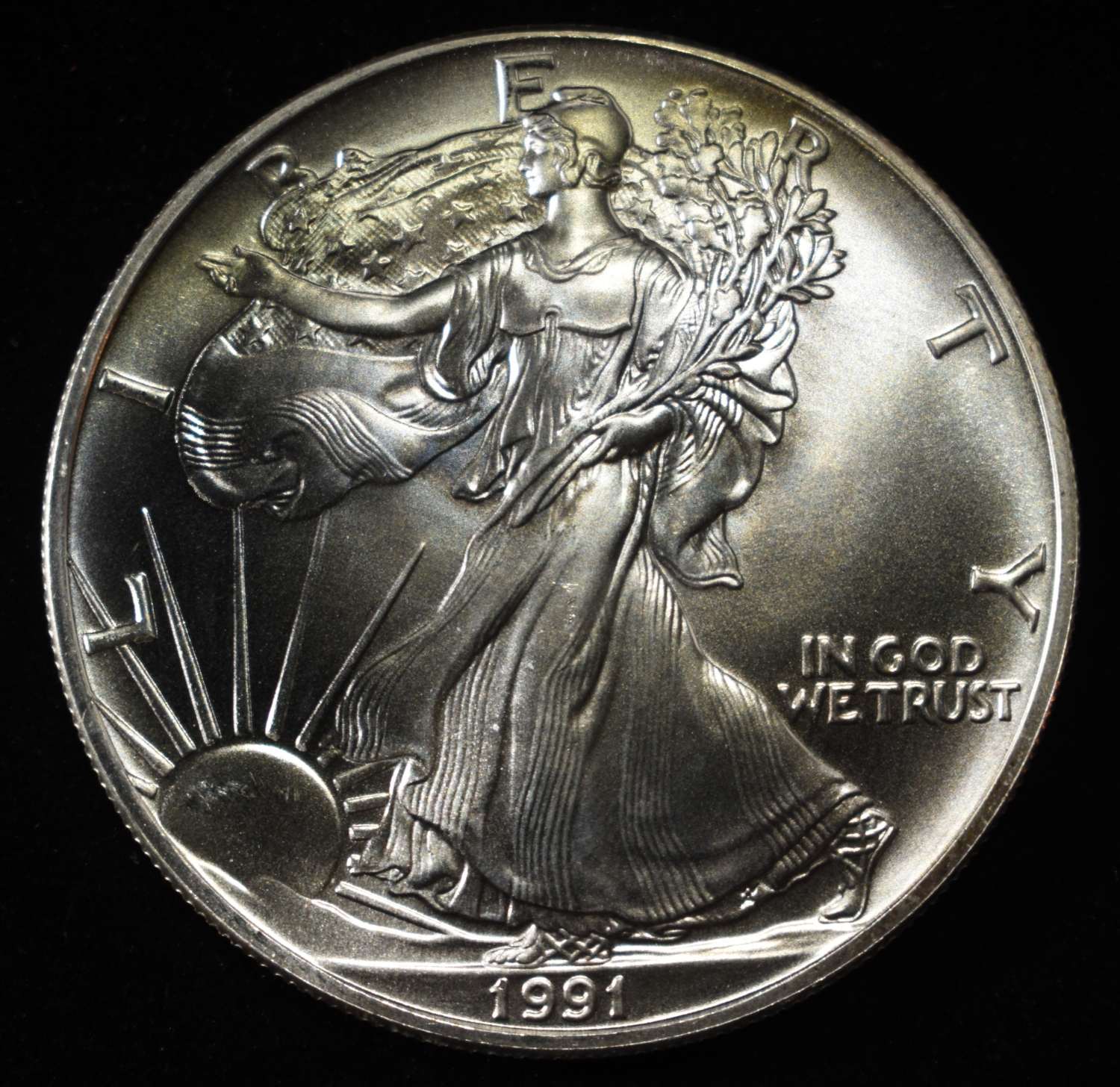 1991 AMERICAN SILVER EAGLE
