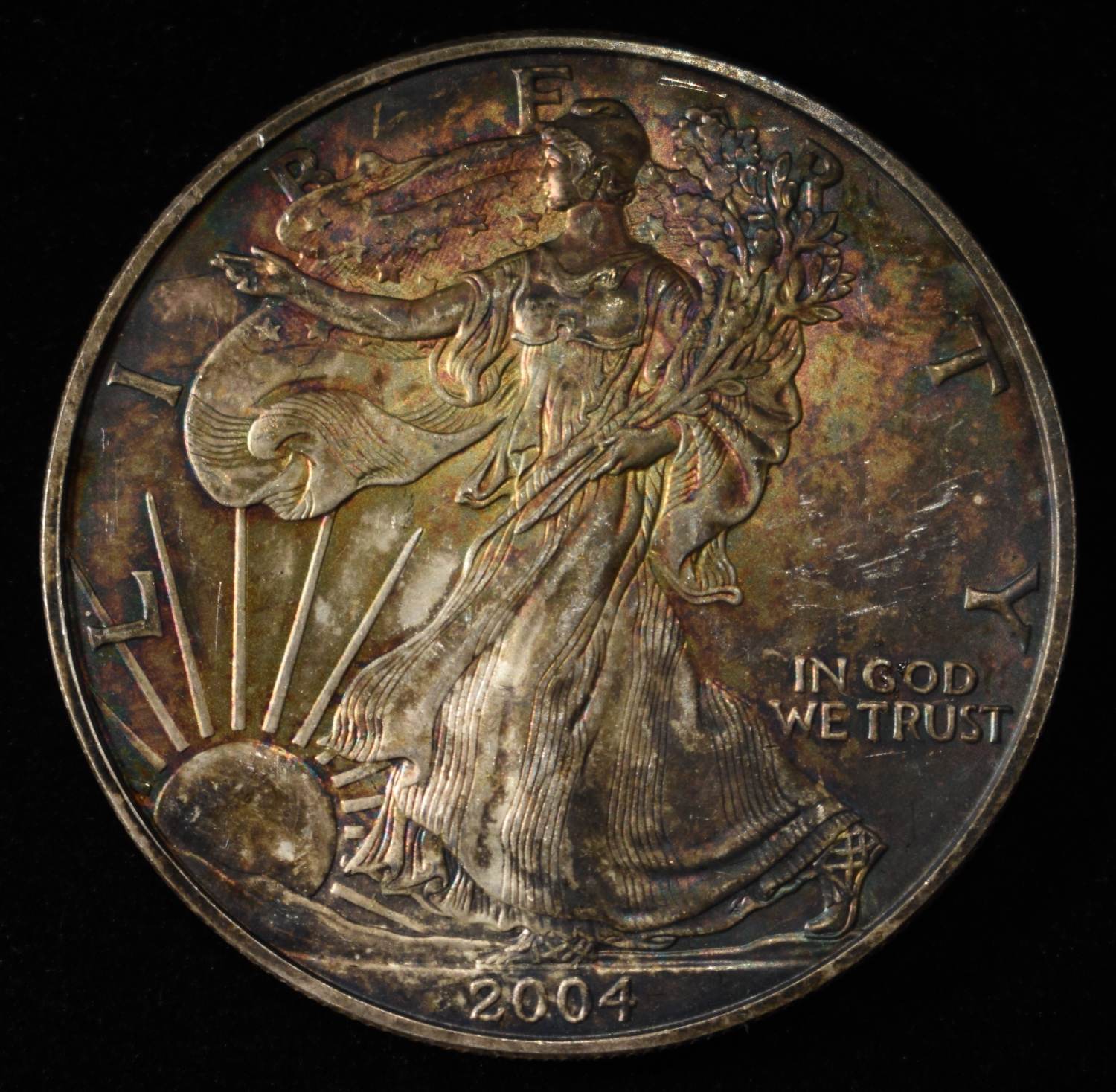 2004 AMERICAN SILVER EAGLE