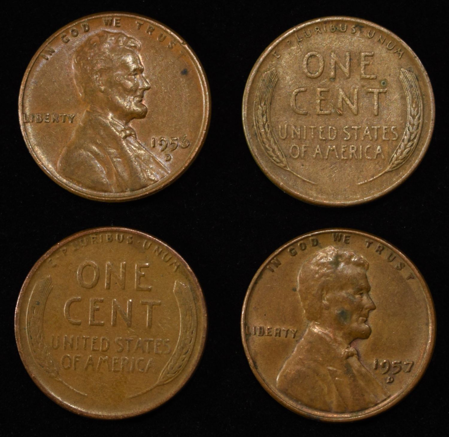 (500) WHEAT CENTS
