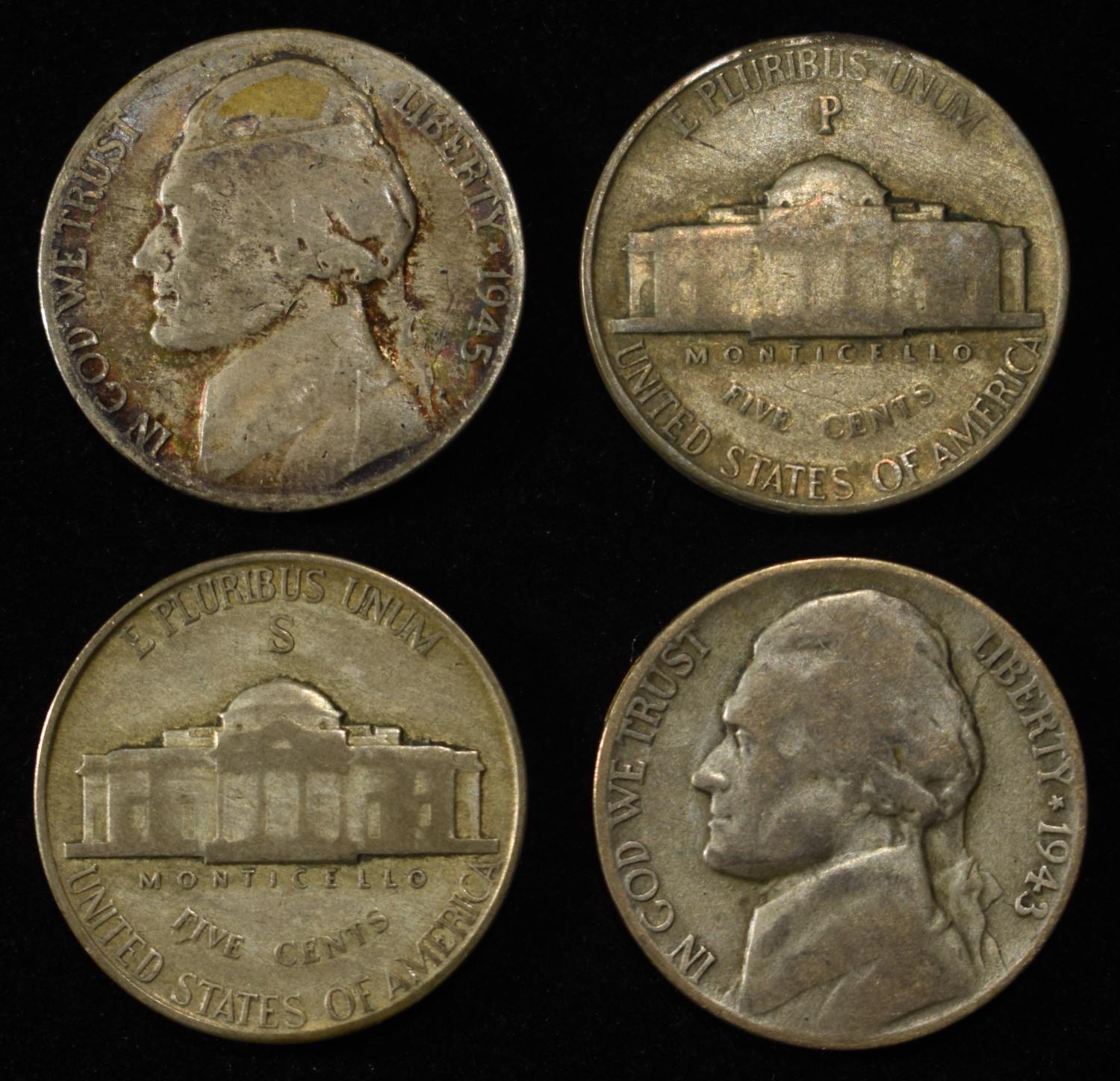 (50) WAR NICKELS