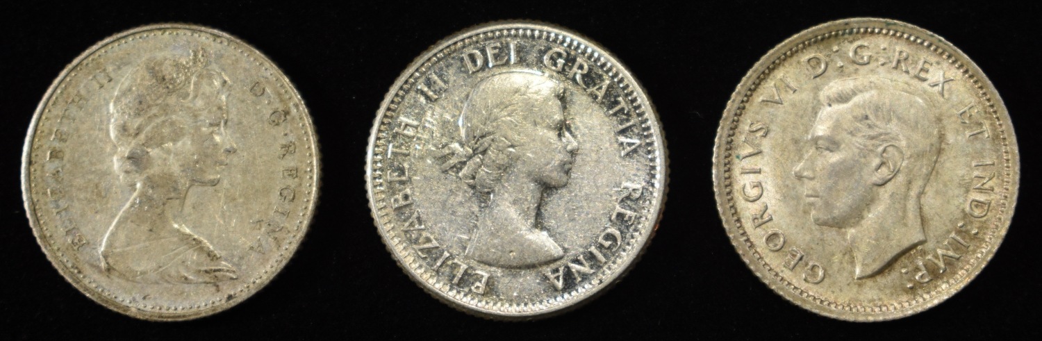 (20) 10C CANADIAN 80% SILVER