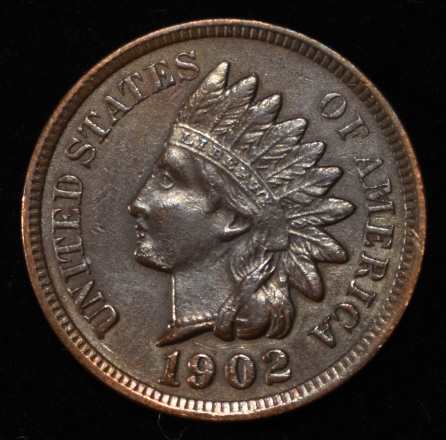 1902 INDIAN HEAD CENT GEM BU