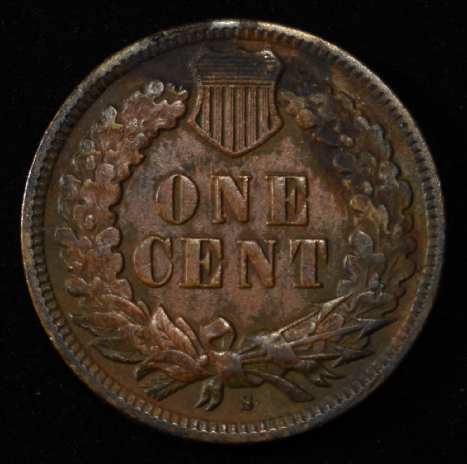 1908-S INDIAN HEAD CENT AU