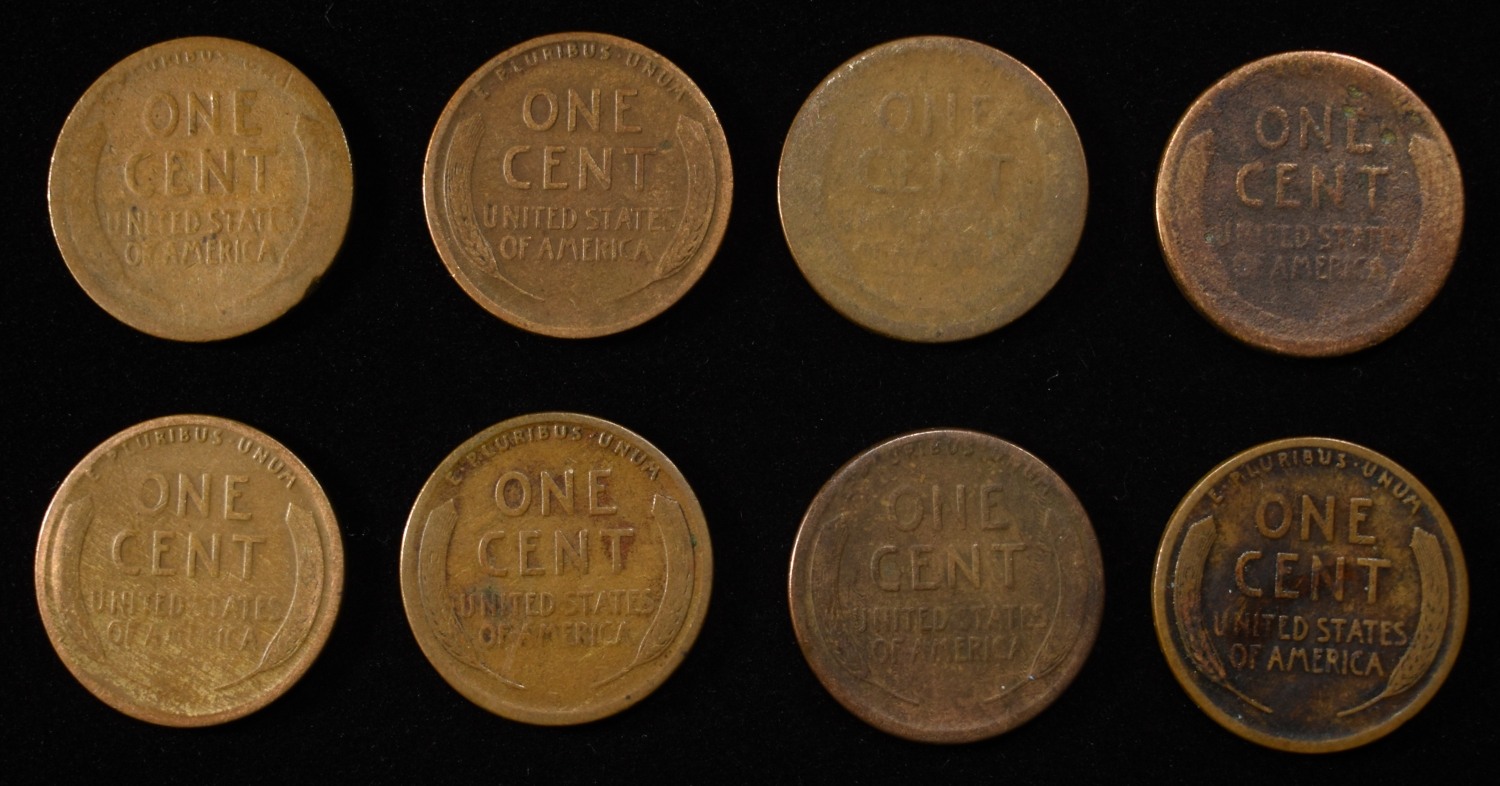 8 NICE EARLY SEMIKEY WHEAT CENTS
