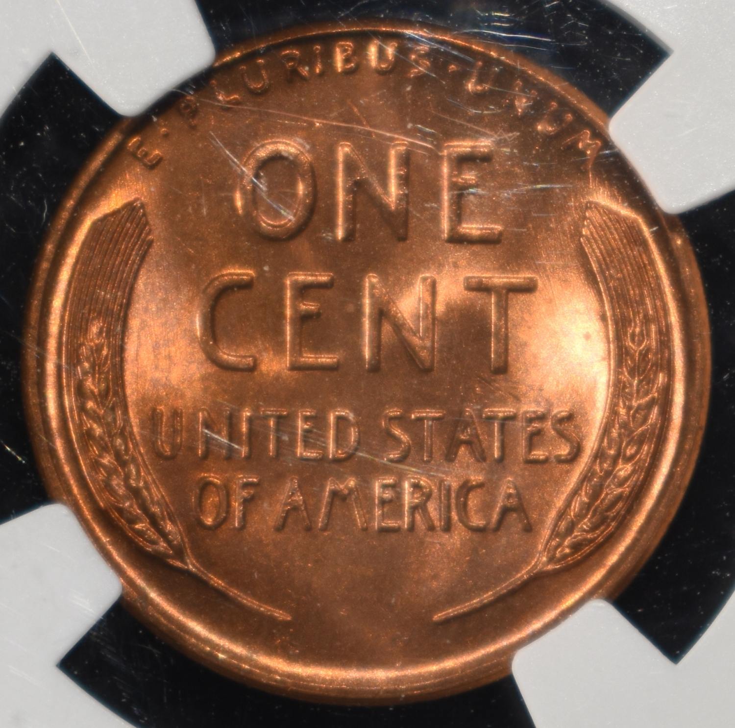 1955 WHEAT CENT NGC MS66 RD