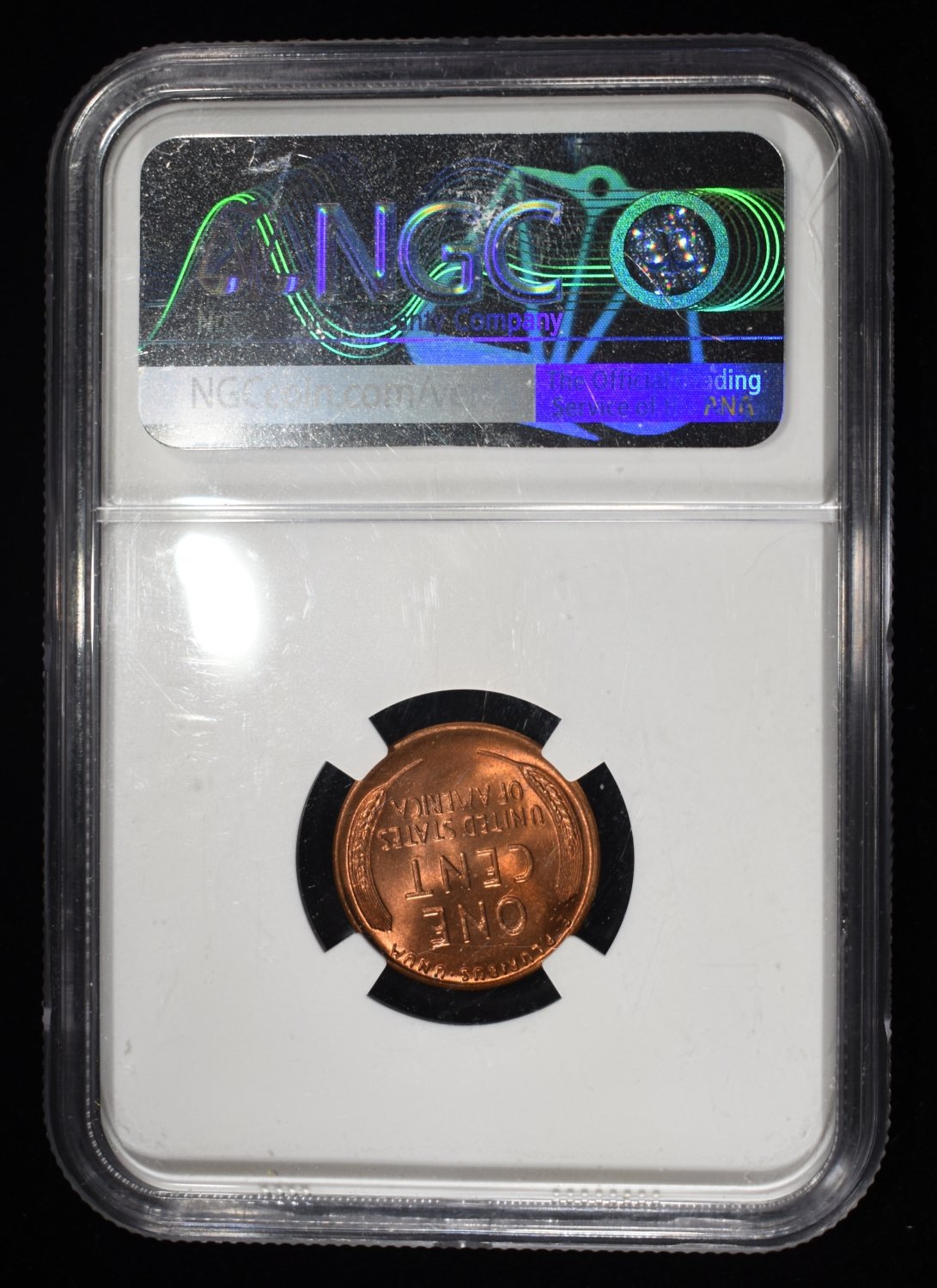 1955 WHEAT CENT NGC MS66 RD