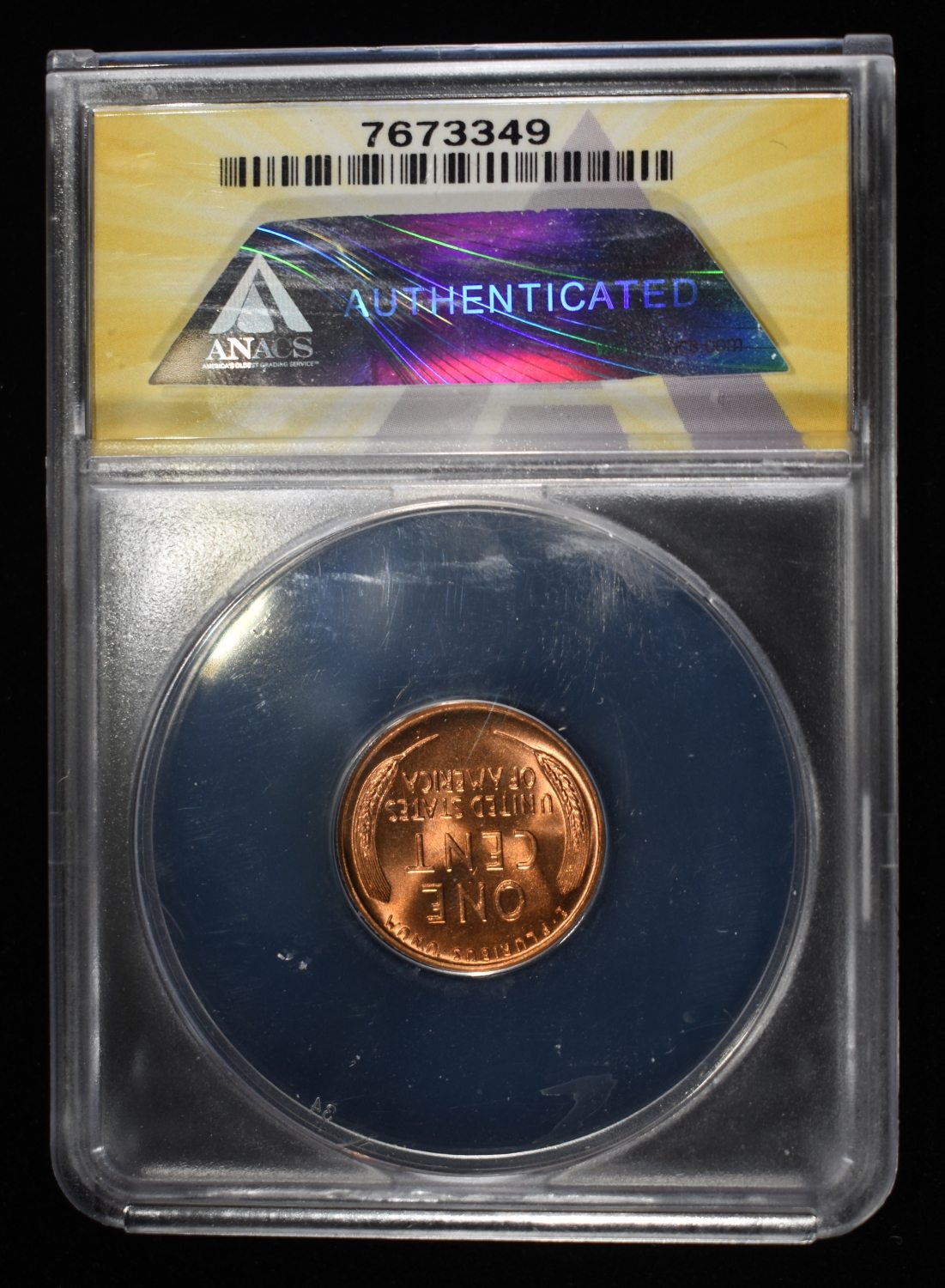 1956 WHEAT CENT ANACS MS67 RED