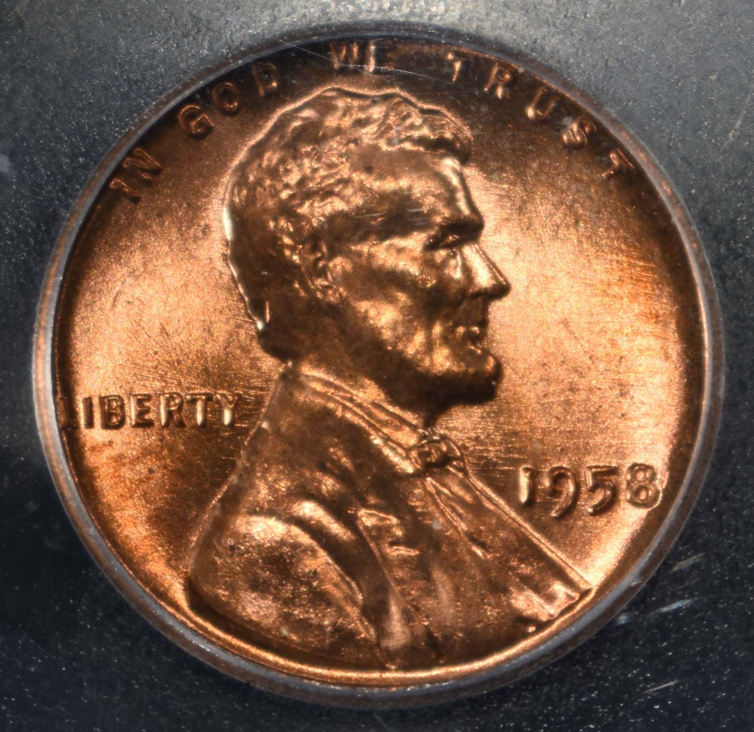 1958 WHEAT CENT ICG MS67 RD