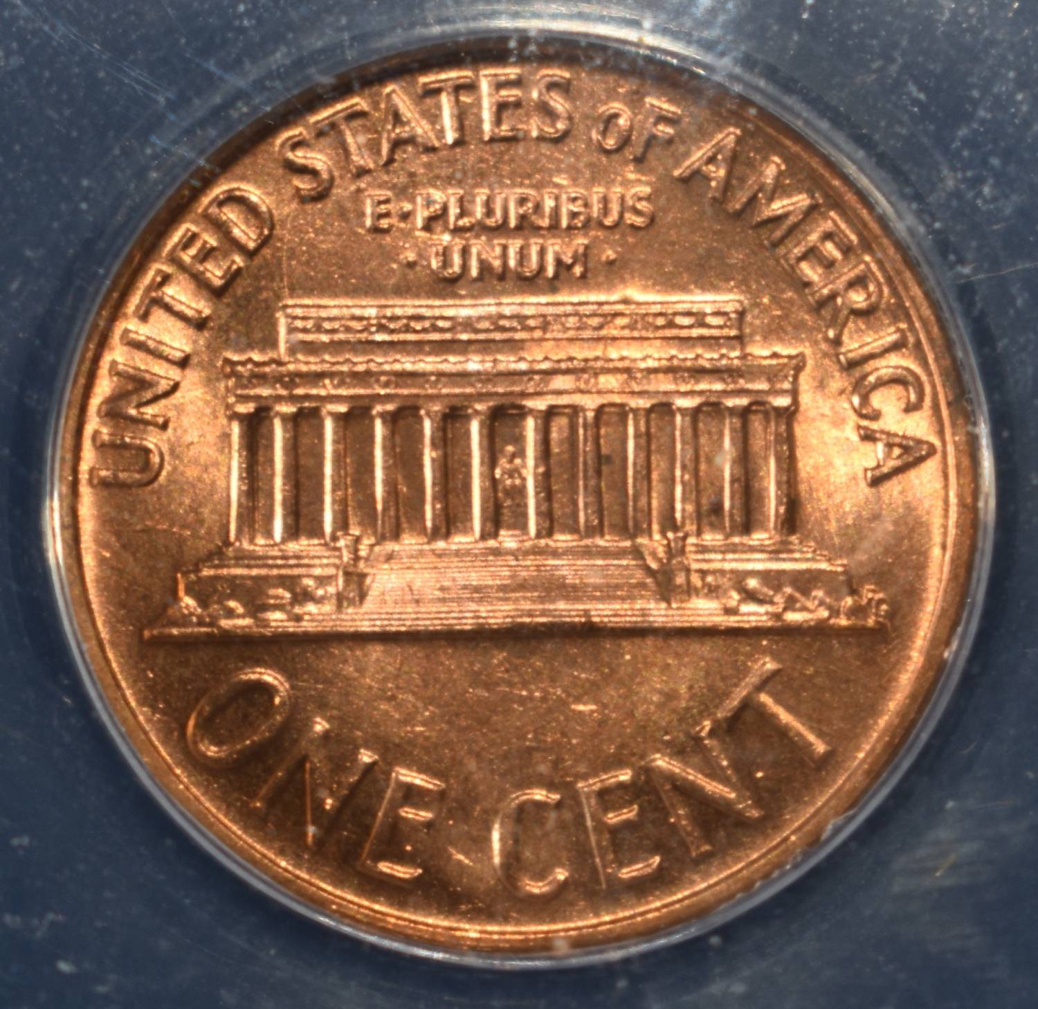 1963-D MEMORIAL CENT ANACS MS66 RED