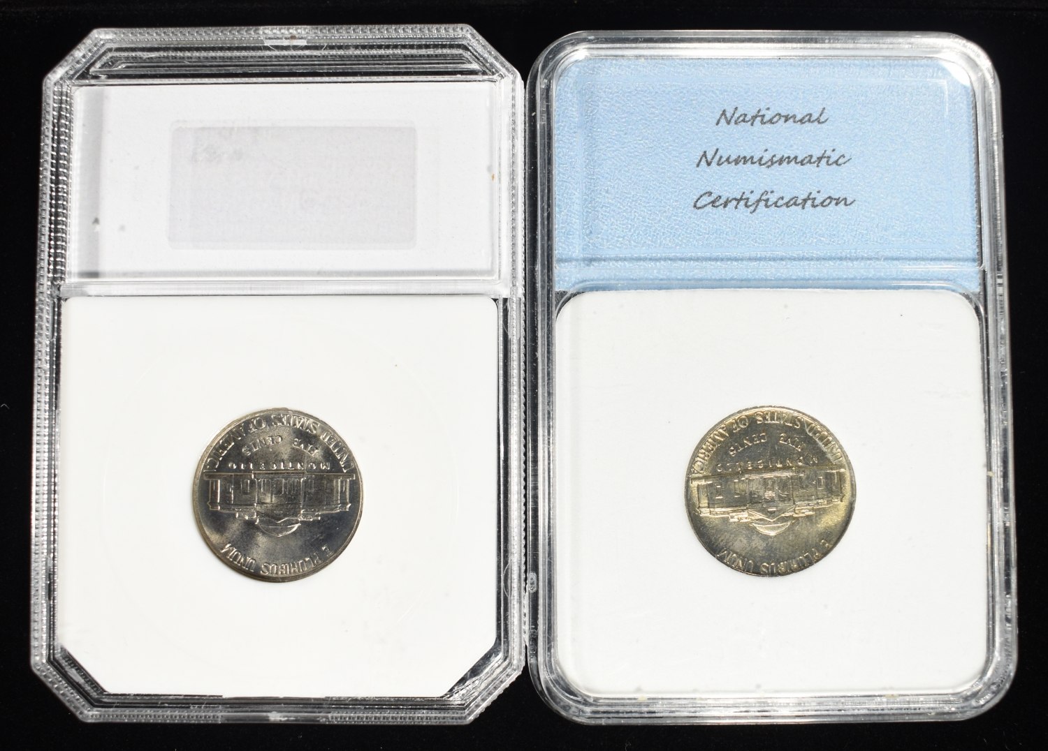 (2) GRADED JEFFERSON NICKELS