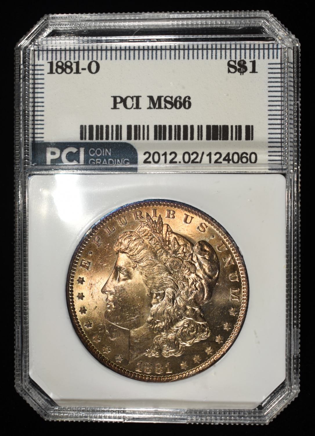 1881-O MORGAN DOLLAR PCI SUPERB GEM BU