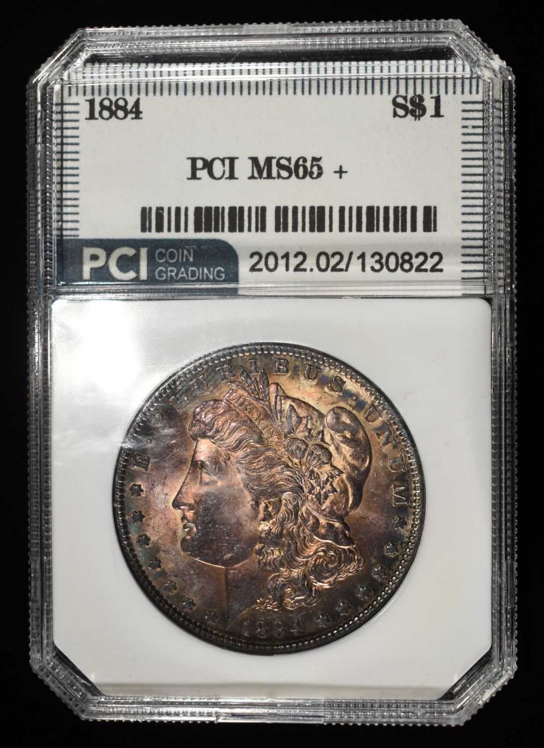 1884 MORGAN DOLLAR PCI GEM BU
