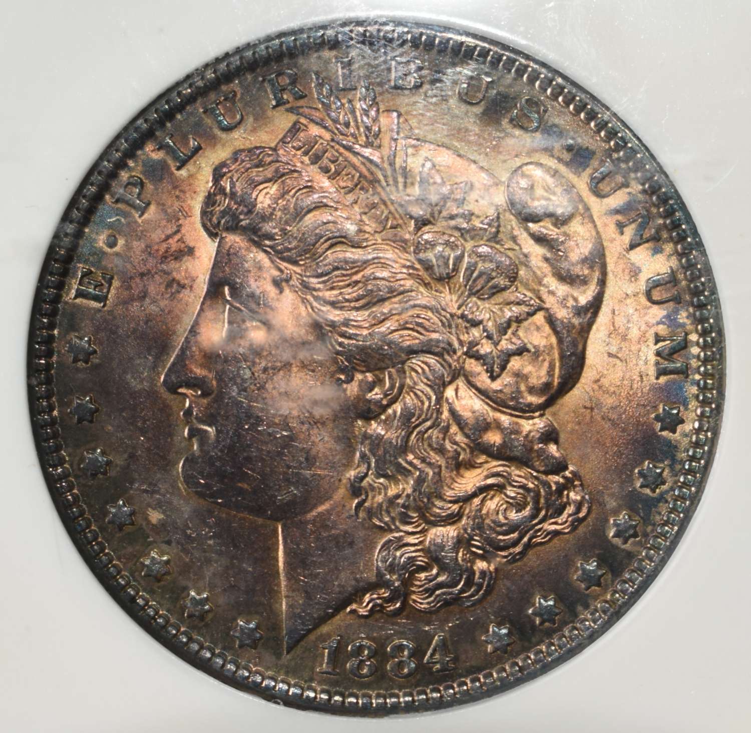 1884 MORGAN DOLLAR PCI GEM BU