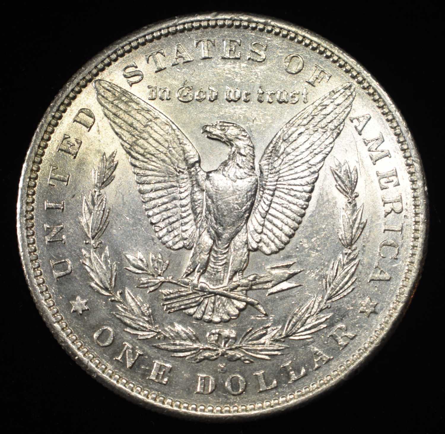 1884-S MORGAN DOLLAR AU/BU