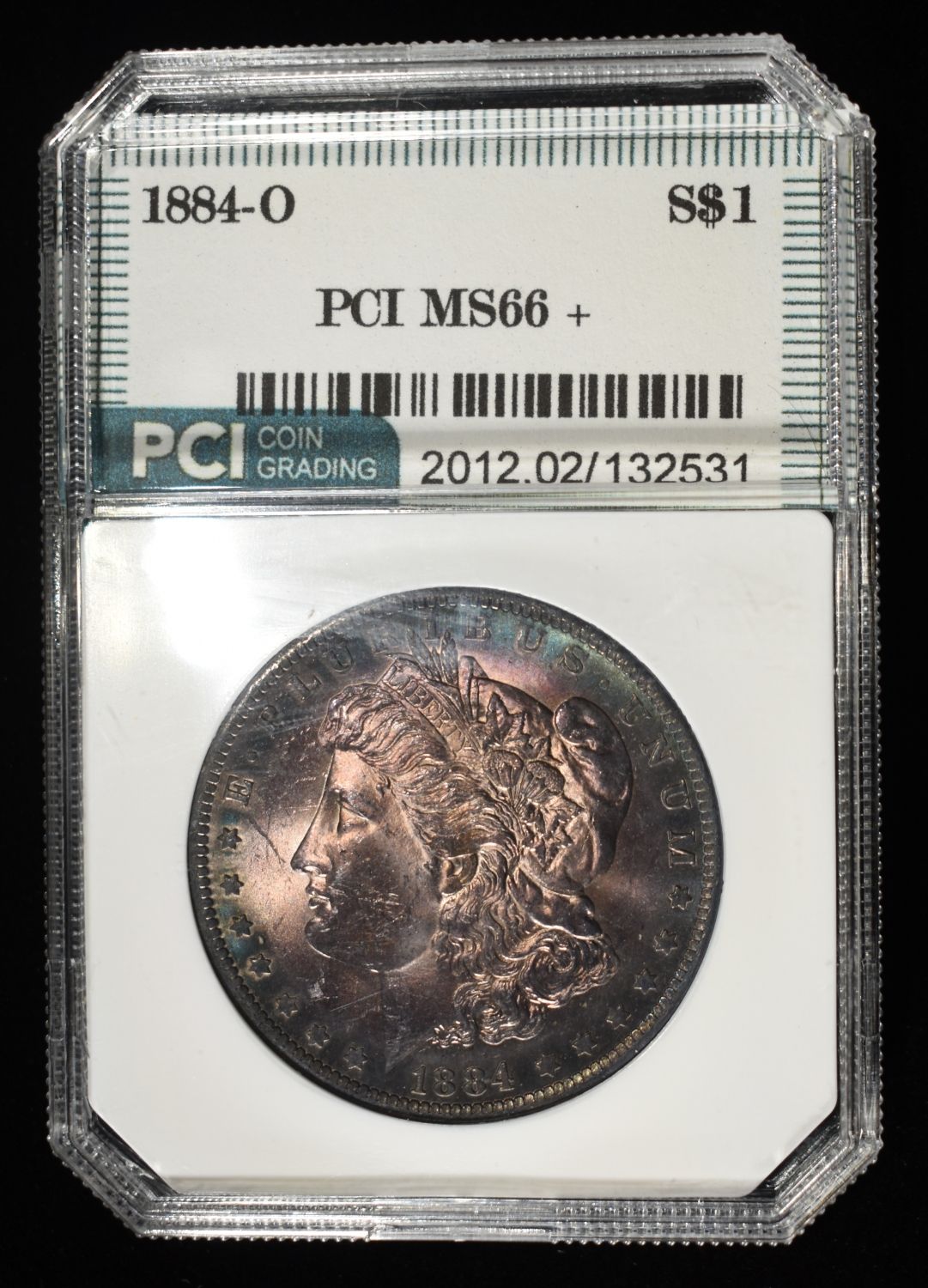 1884-O MORGAN DOLLAR PCI SUPERB GEM BU