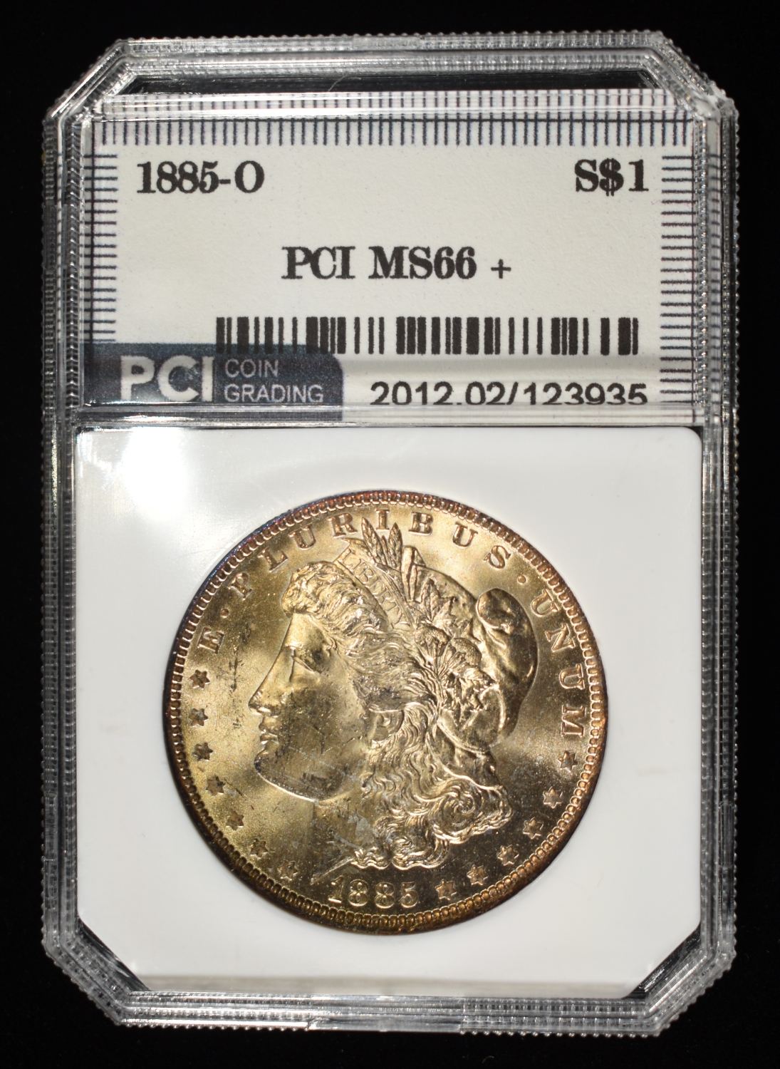 1885-O MORGAN DOLLAR PCI SUPERB GEM BU